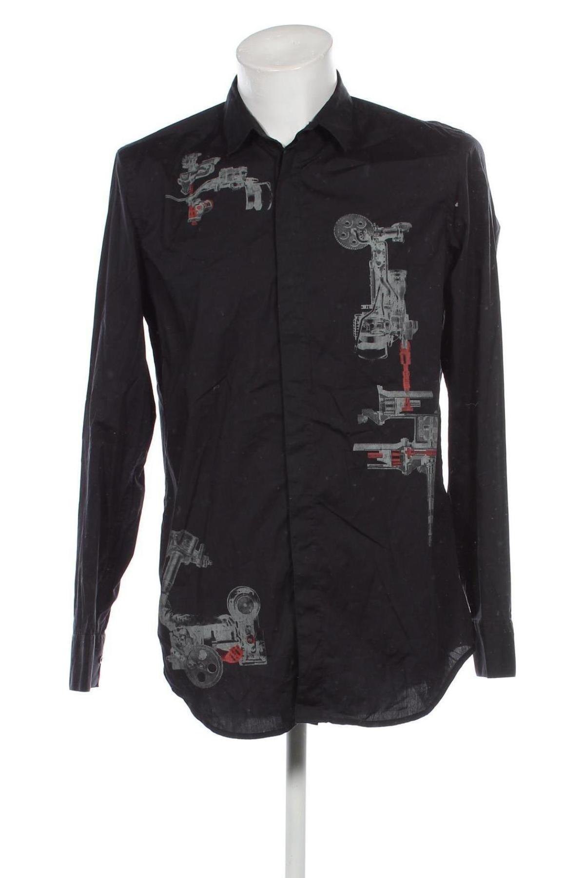Pánska košeľa  Diesel, Veľkosť XL, Farba Čierna, Cena  48,34 €