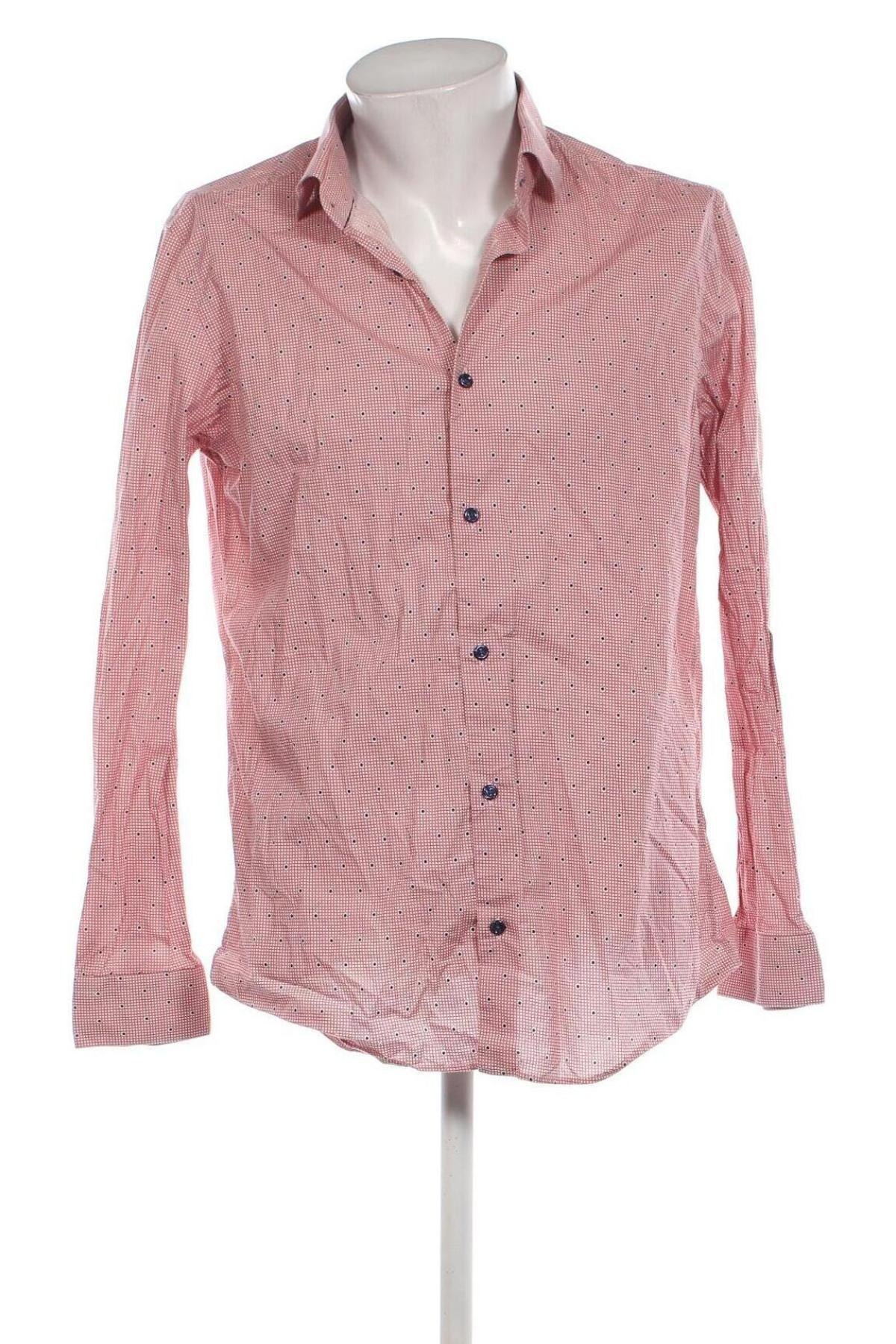 Мъжка риза Dressmann, Размер L, Цвят Многоцветен, Цена 17,00 лв.