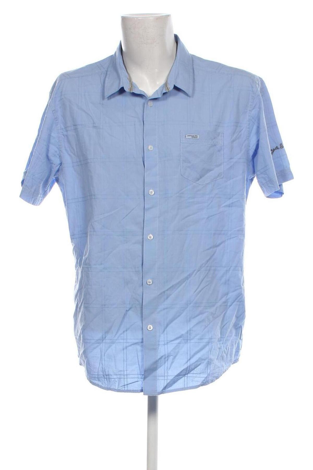 Ανδρικό πουκάμισο Eagle No. 7, Μέγεθος XXL, Χρώμα Μπλέ, Τιμή 12,62 €