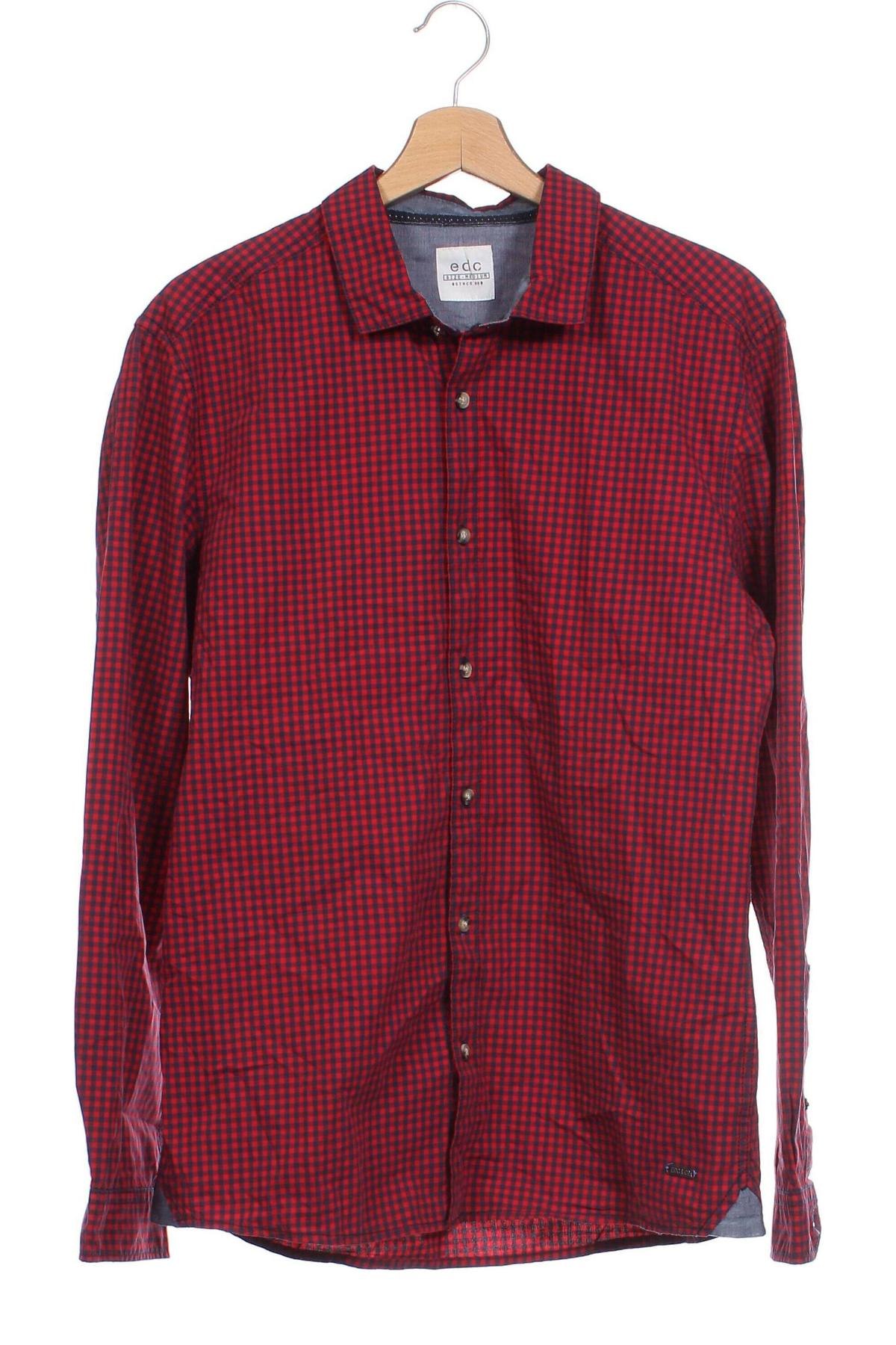 Ανδρικό πουκάμισο Edc By Esprit, Μέγεθος M, Χρώμα Πολύχρωμο, Τιμή 10,52 €