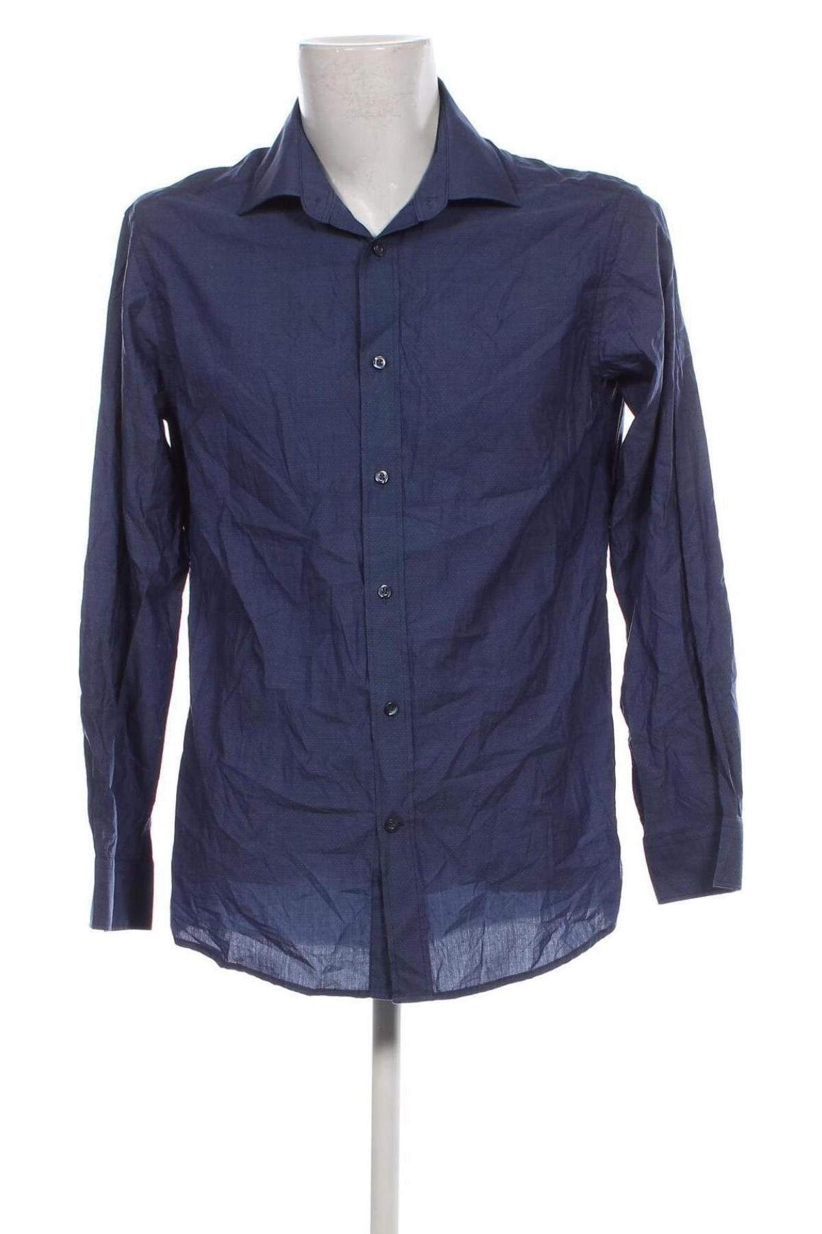 Ανδρικό πουκάμισο Essentials by Tchibo, Μέγεθος L, Χρώμα Μπλέ, Τιμή 8,97 €