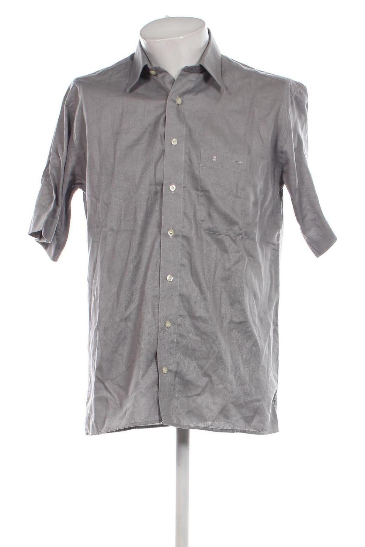 Herrenhemd Eterna, Größe M, Farbe Grau, Preis 18,37 €