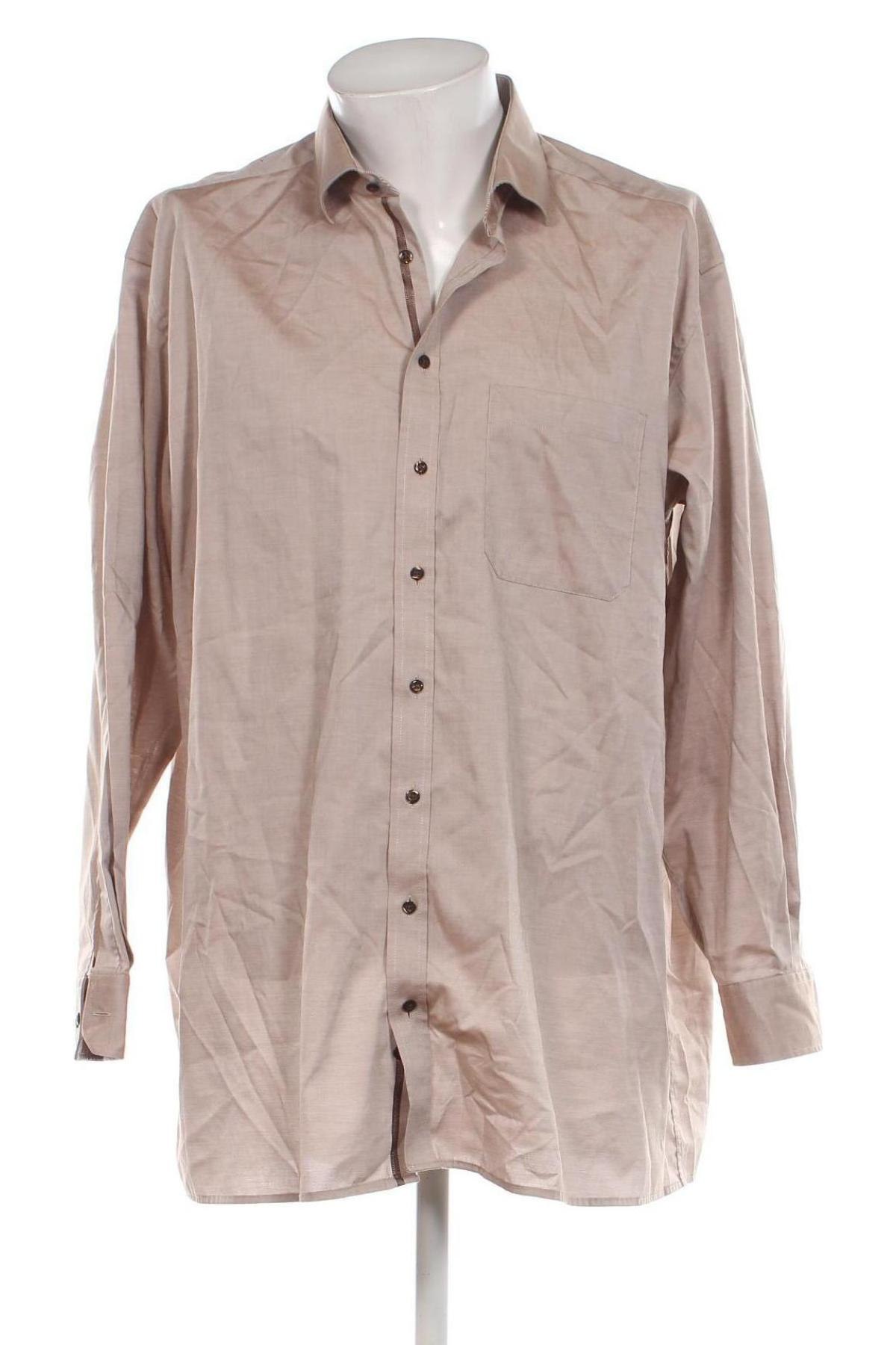 Ανδρικό πουκάμισο Eterna, Μέγεθος XXL, Χρώμα  Μπέζ, Τιμή 18,71 €