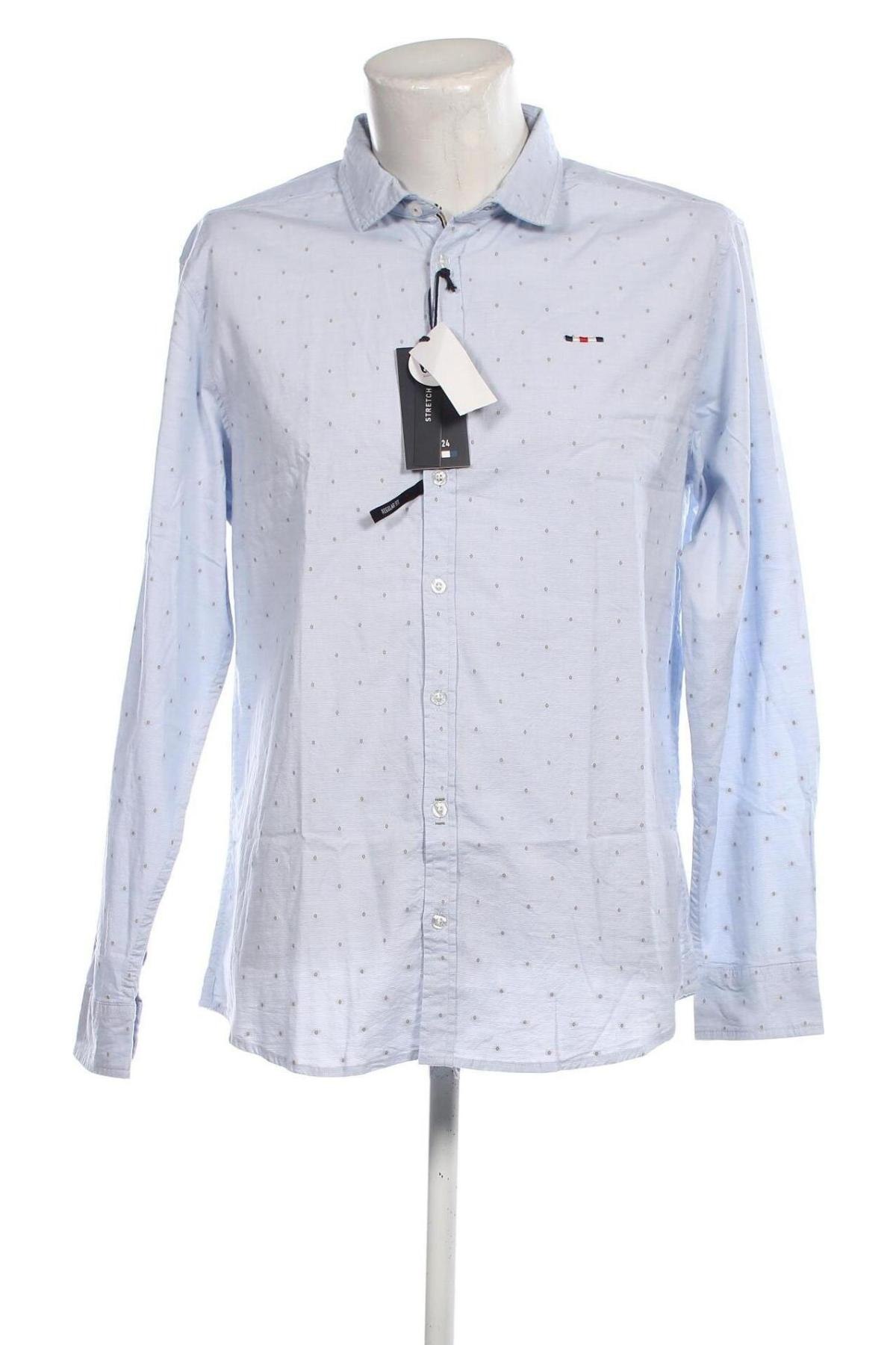 Herrenhemd FQ1924, Größe L, Farbe Blau, Preis 21,83 €