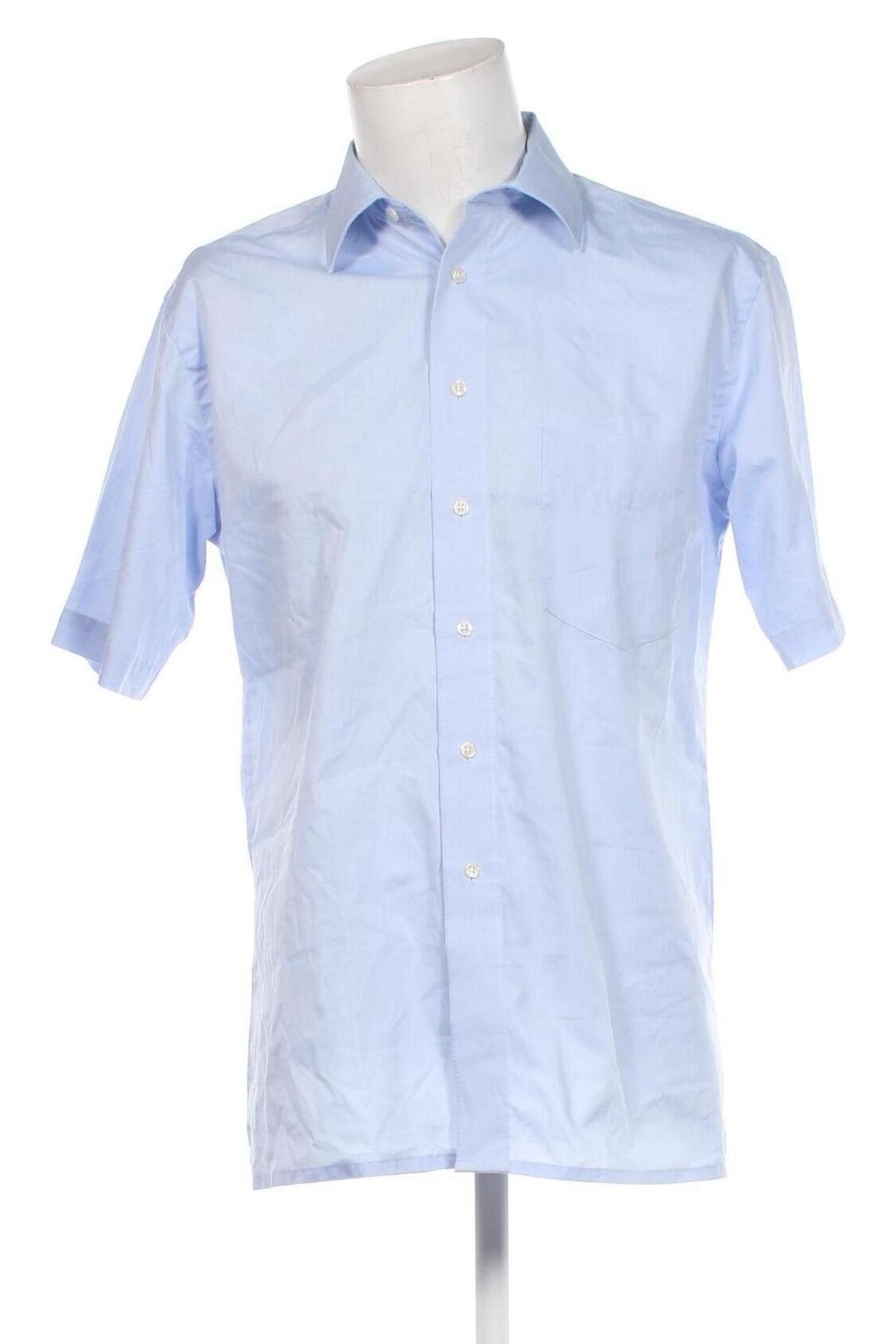 Ανδρικό πουκάμισο Giorgio, Μέγεθος M, Χρώμα Μπλέ, Τιμή 10,76 €