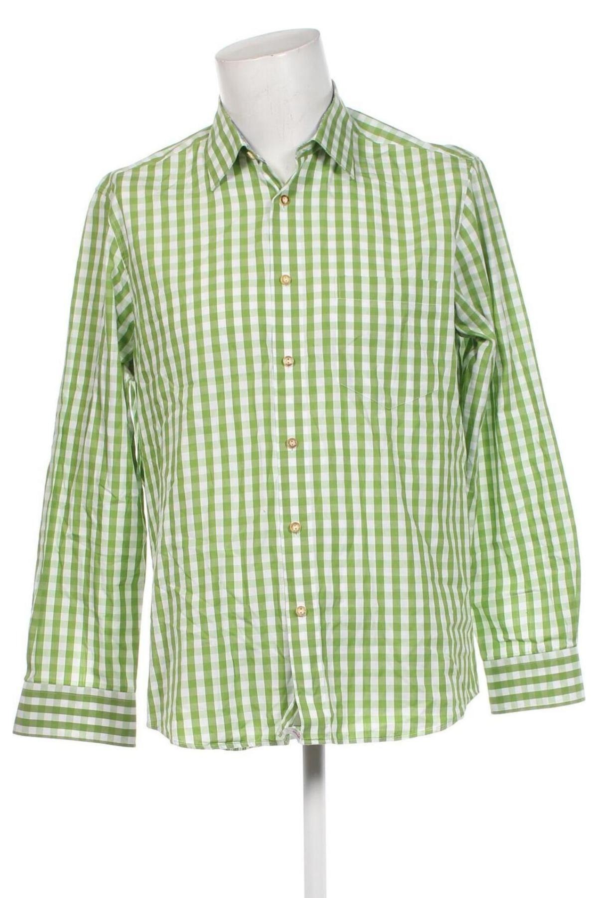 Мъжка риза Gloriette, Размер L, Цвят Зелен, Цена 18,70 лв.