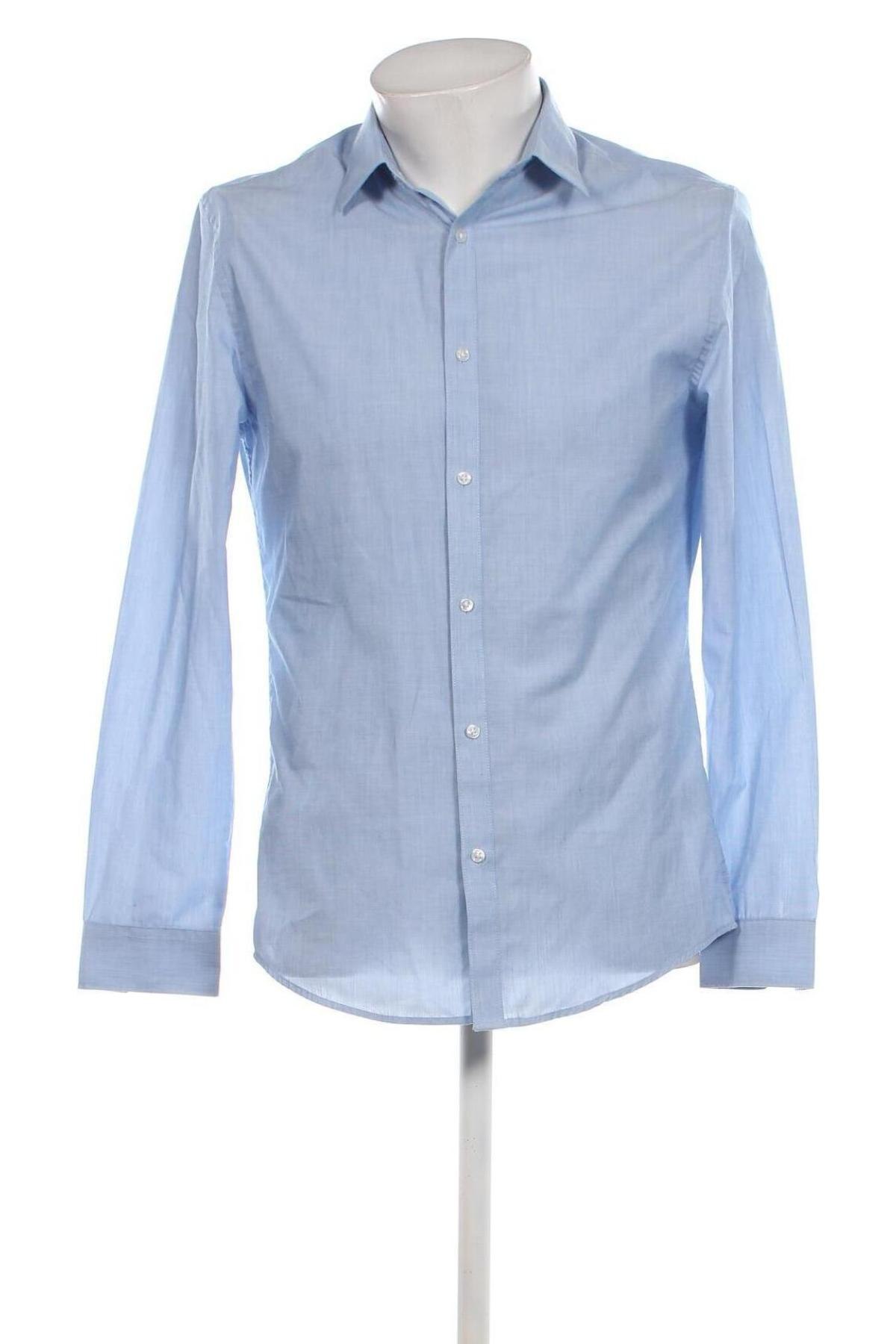 Herrenhemd H&M, Größe M, Farbe Blau, Preis 9,02 €