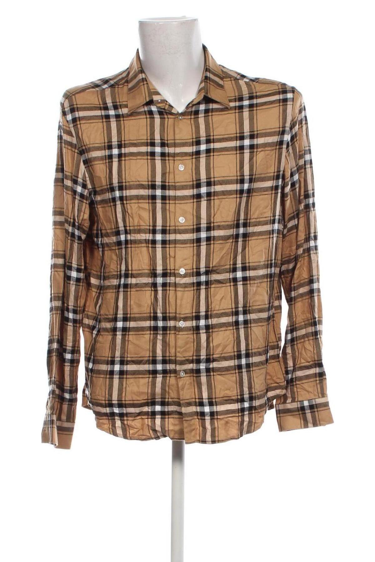 Ανδρικό πουκάμισο H&M, Μέγεθος L, Χρώμα  Μπέζ, Τιμή 9,87 €