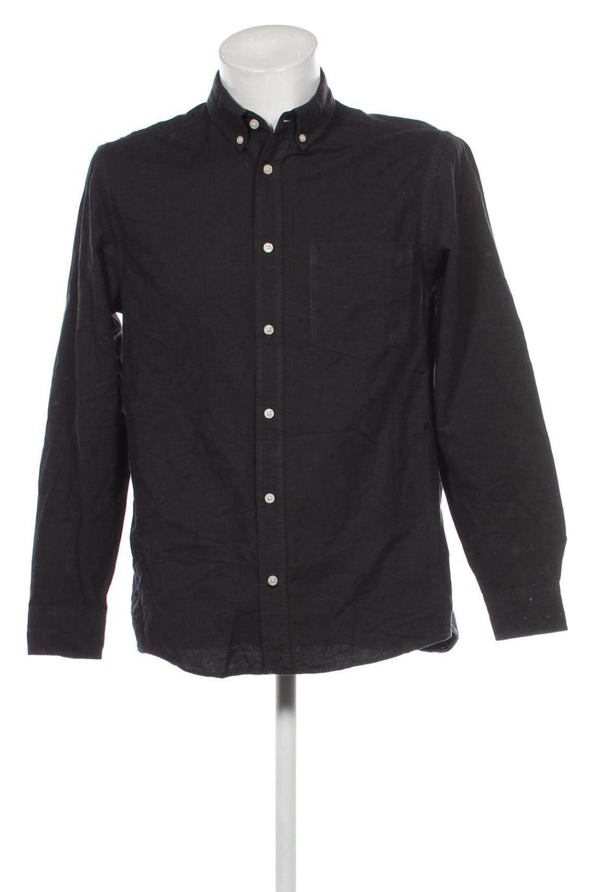 Herrenhemd H&M, Größe M, Farbe Grau, Preis 11,10 €