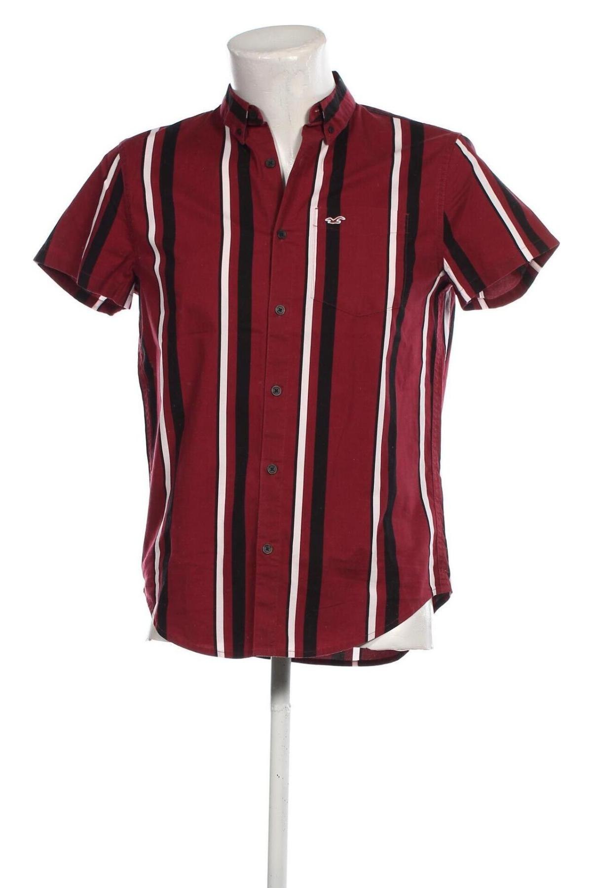 Herrenhemd Hollister, Größe S, Farbe Rot, Preis € 21,83