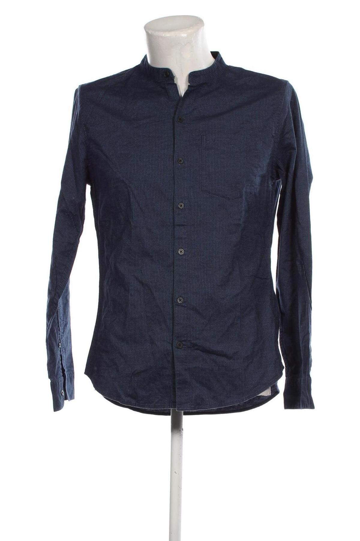 Herrenhemd Hollister, Größe M, Farbe Blau, Preis 11,83 €