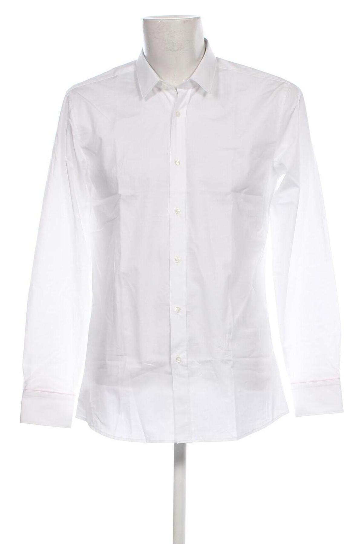 Herrenhemd Hugo Boss, Größe L, Farbe Weiß, Preis € 61,24