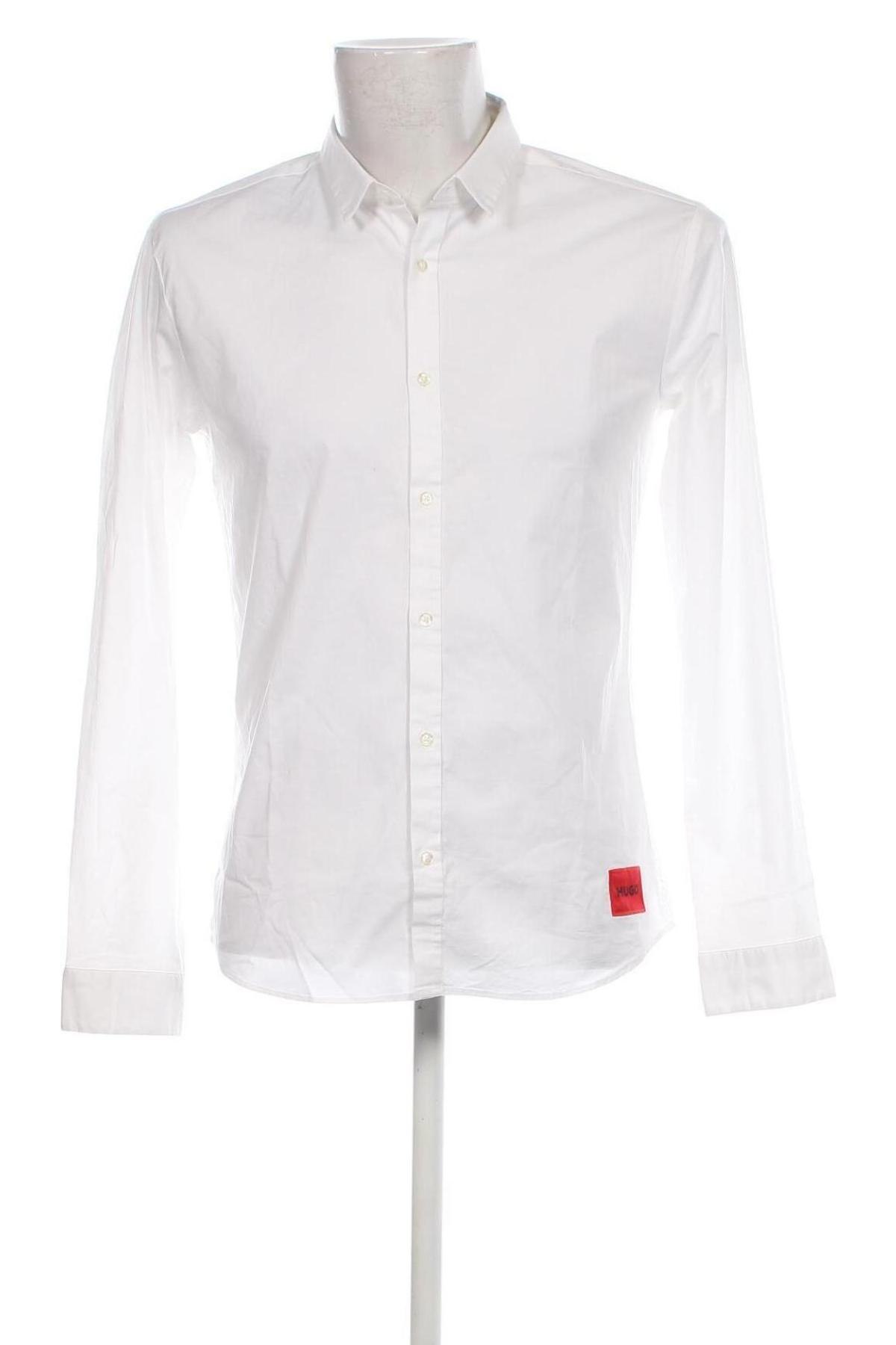Herrenhemd Hugo Boss, Größe M, Farbe Weiß, Preis € 55,67