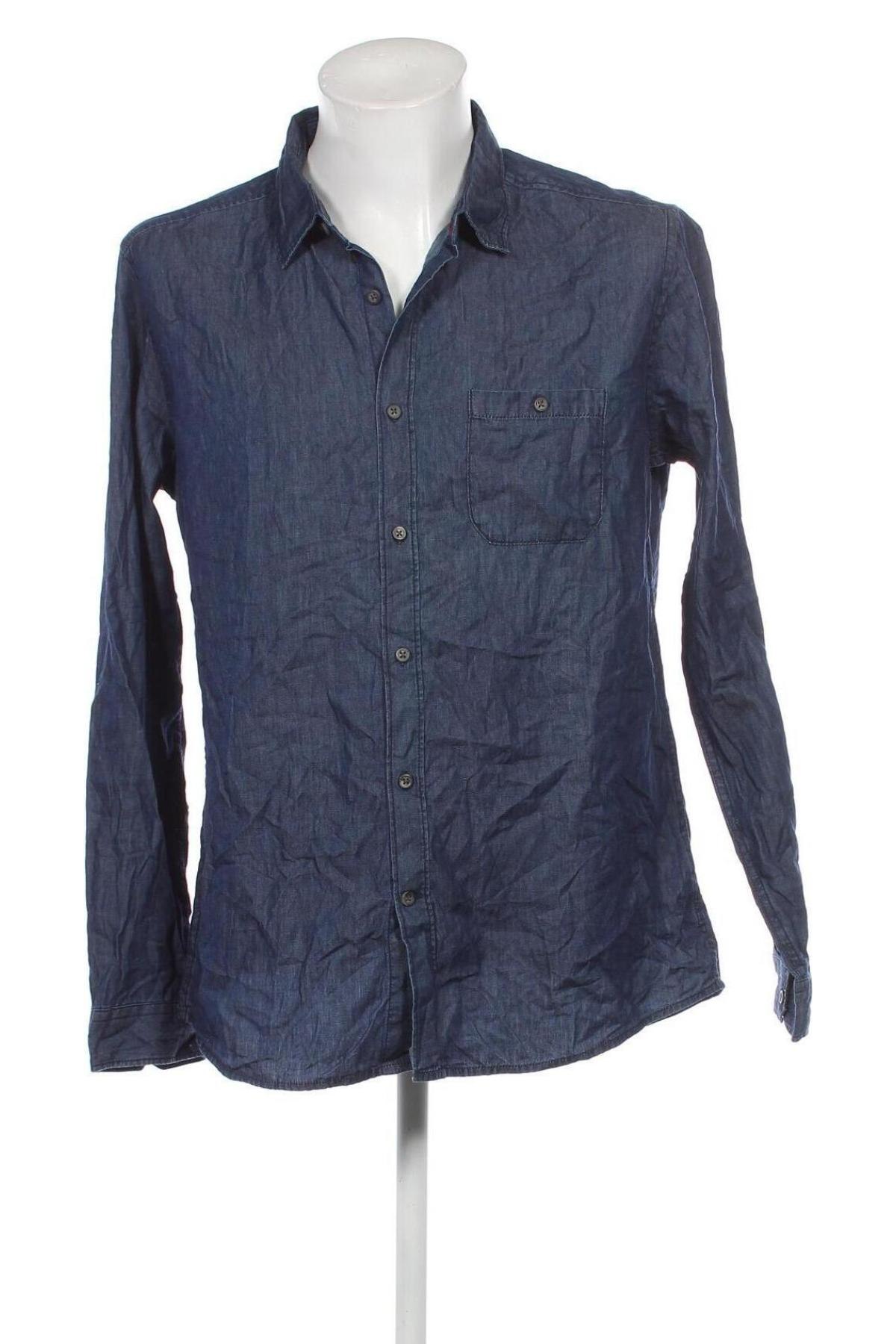 Ανδρικό πουκάμισο In Extenso, Μέγεθος XL, Χρώμα Μπλέ, Τιμή 10,76 €
