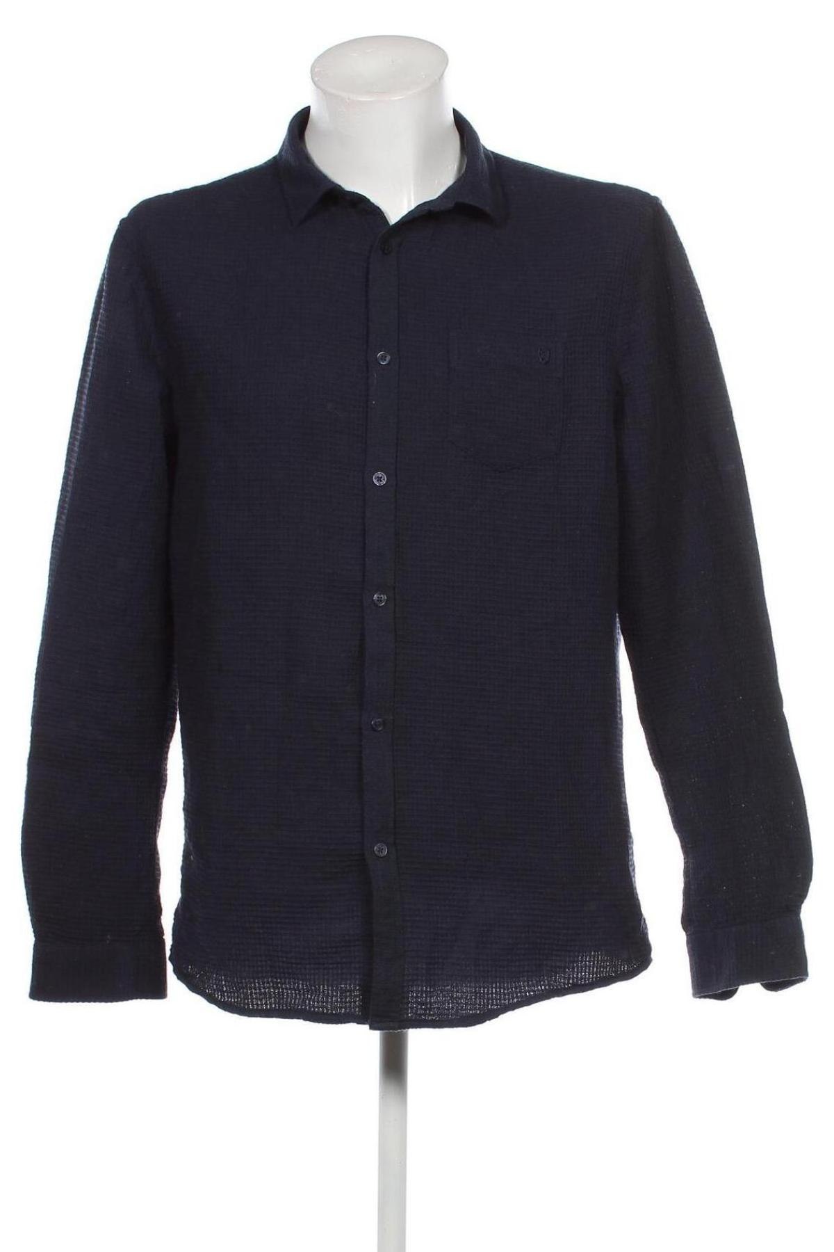 Herrenhemd Indigo, Größe XXL, Farbe Blau, Preis 12,11 €
