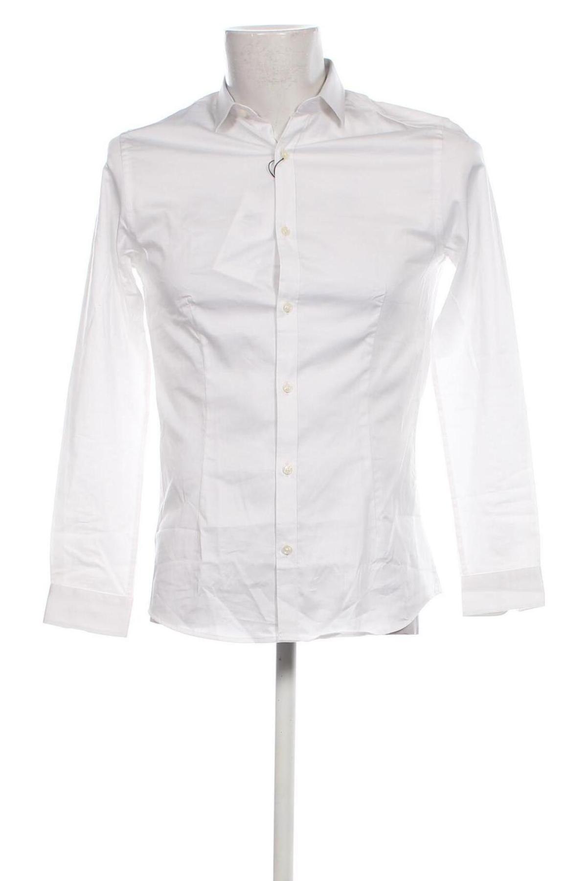 Ανδρικό πουκάμισο Jack & Jones, Μέγεθος S, Χρώμα Λευκό, Τιμή 21,14 €
