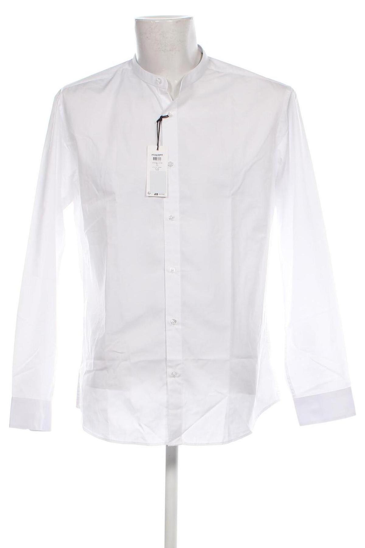 Herrenhemd Jack & Jones, Größe XL, Farbe Weiß, Preis € 31,70