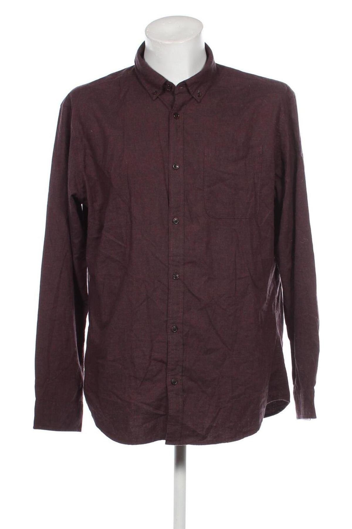 Ανδρικό πουκάμισο Jack & Jones, Μέγεθος XXL, Χρώμα Βιολετί, Τιμή 12,62 €