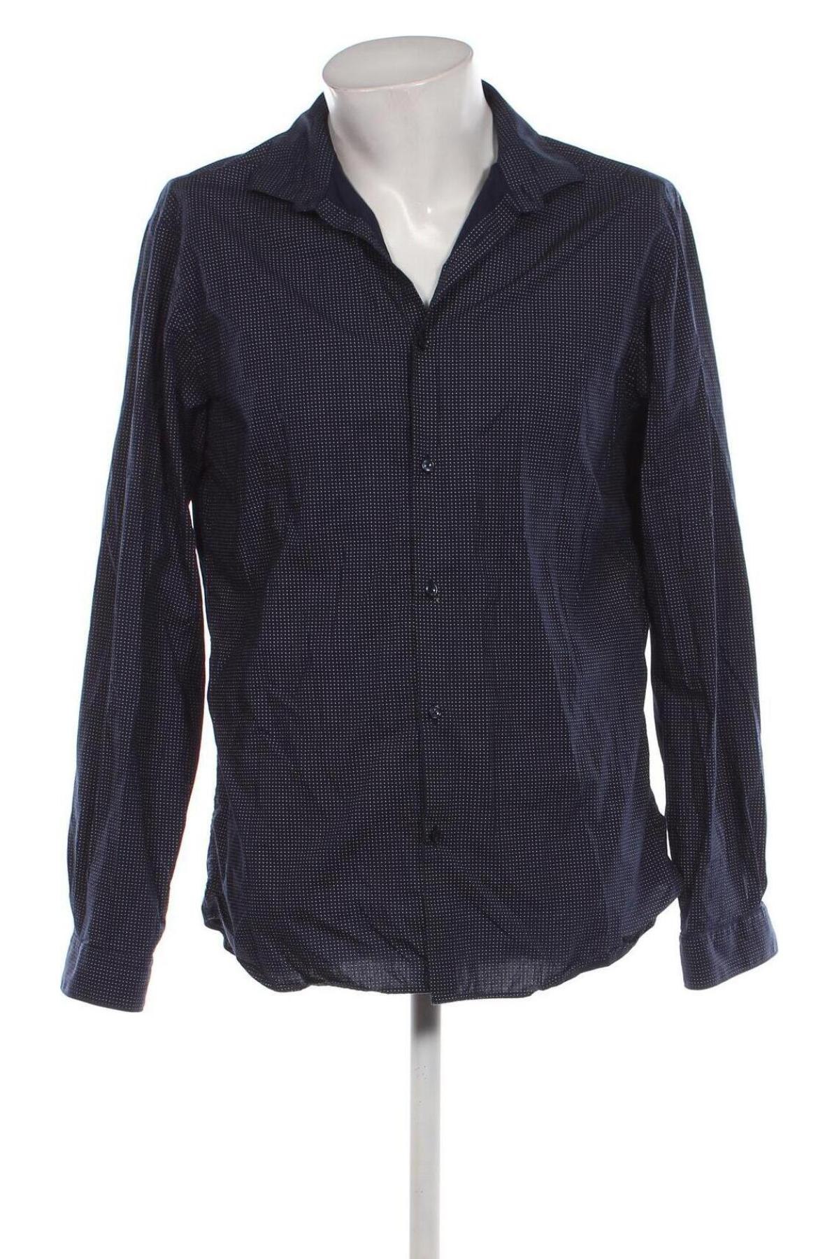 Ανδρικό πουκάμισο Jack & Jones PREMIUM, Μέγεθος XL, Χρώμα Μπλέ, Τιμή 12,62 €