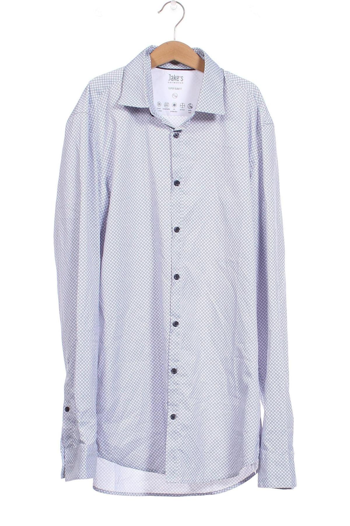 Мъжка риза Jake*s, Размер S, Цвят Бял, Цена 34,00 лв.