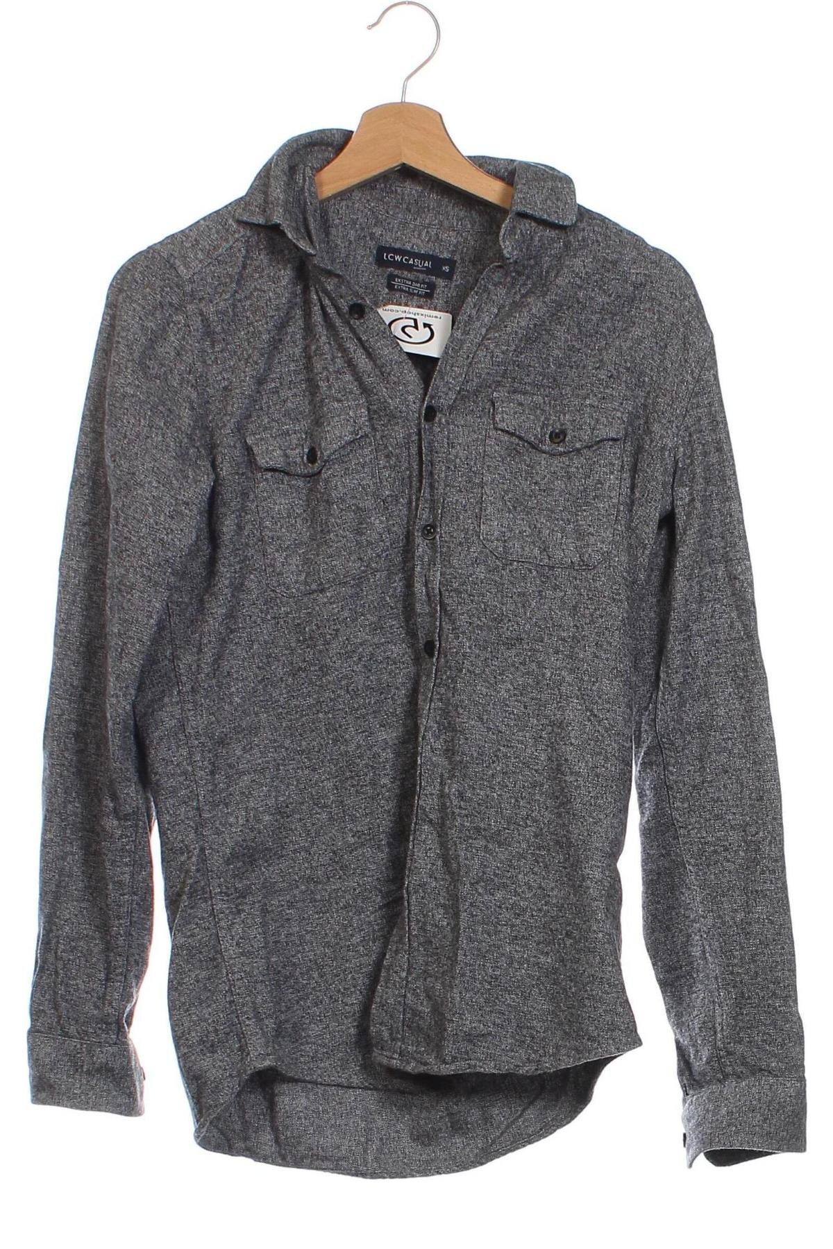 Herrenhemd LCW, Größe XS, Farbe Grau, Preis 8,90 €
