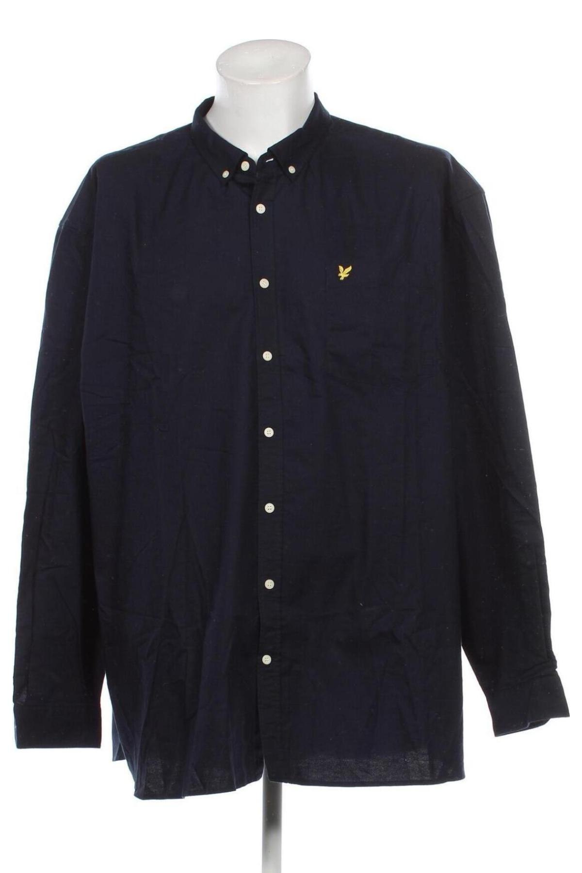 Ανδρικό πουκάμισο Lyle & Scott, Μέγεθος 4XL, Χρώμα Μπλέ, Τιμή 63,92 €