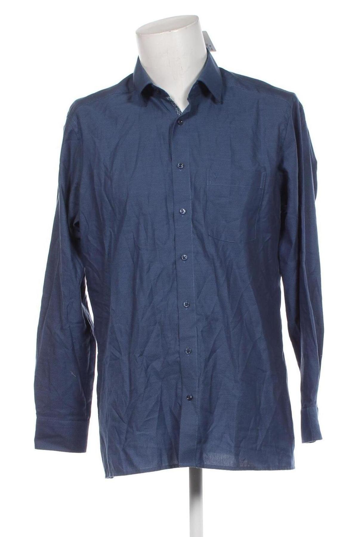 Ανδρικό πουκάμισο Marvelis, Μέγεθος L, Χρώμα Μπλέ, Τιμή 11,57 €