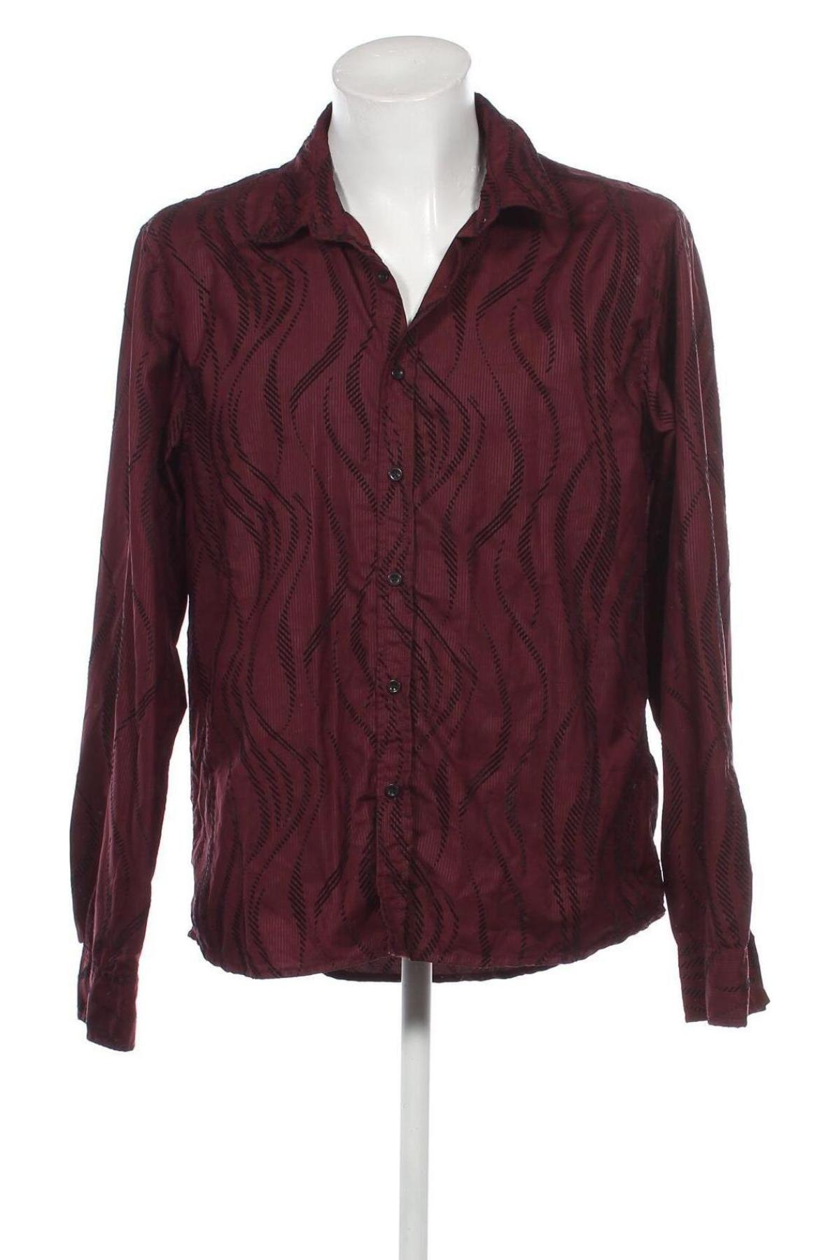 Herrenhemd Much More, Größe XXL, Farbe Rot, Preis 11,10 €