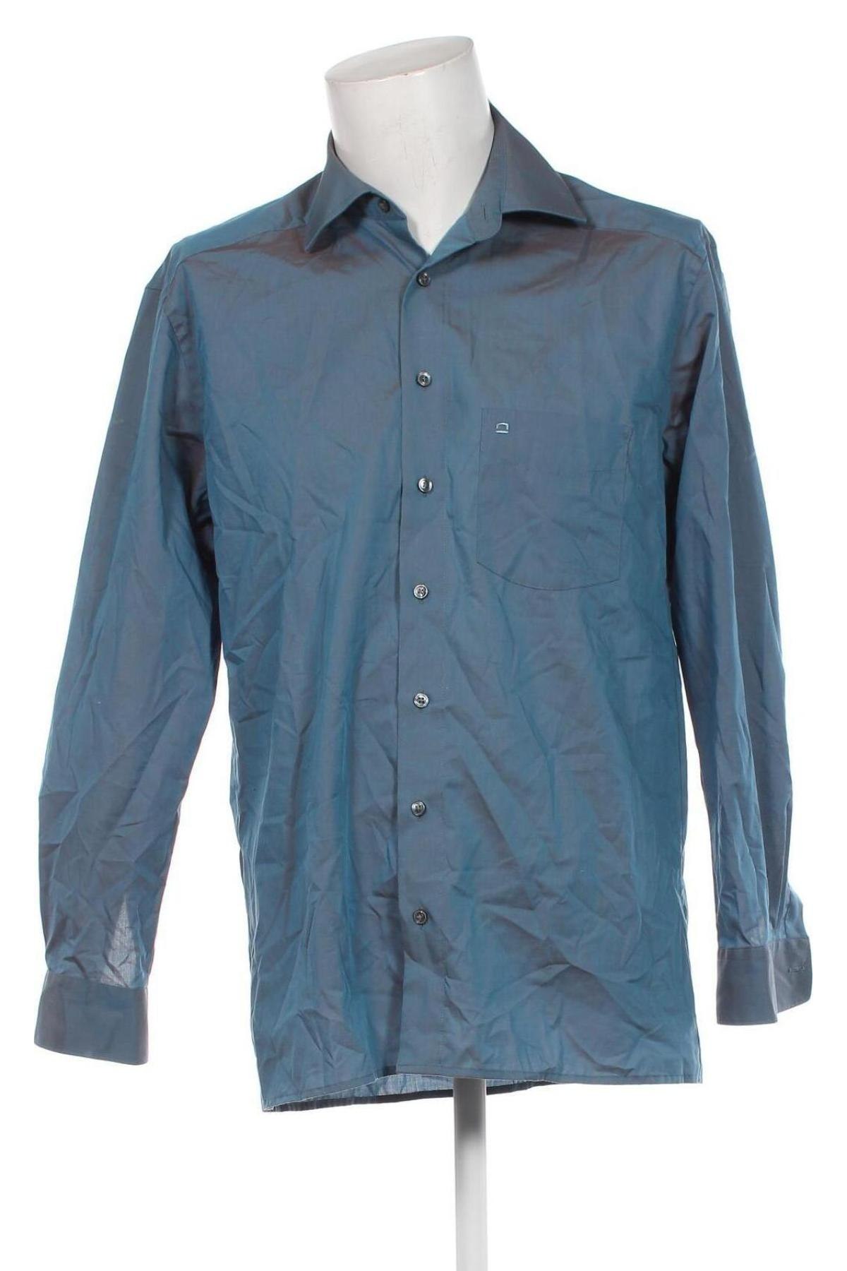 Herrenhemd Olymp, Größe M, Farbe Blau, Preis € 19,14