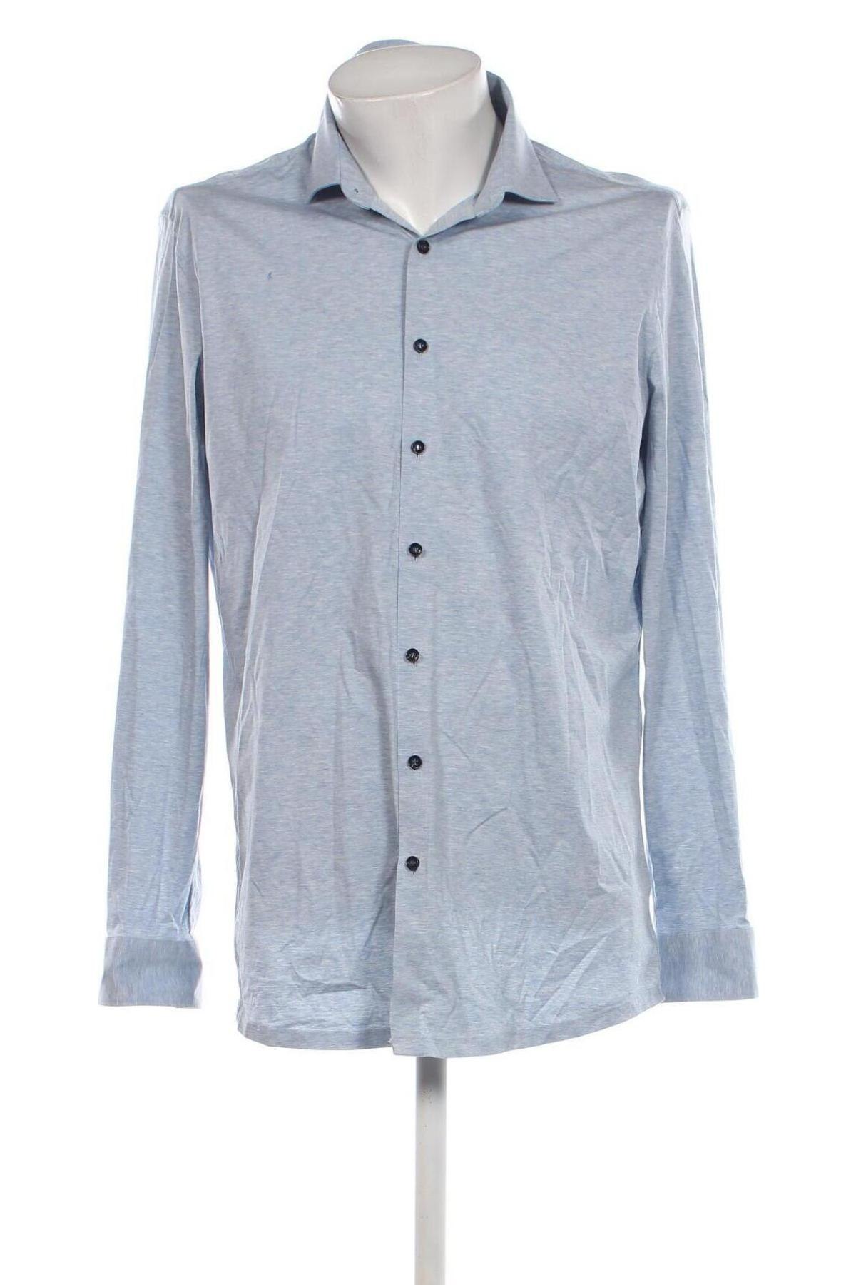 Ανδρικό πουκάμισο Olymp, Μέγεθος XL, Χρώμα Μπλέ, Τιμή 19,04 €