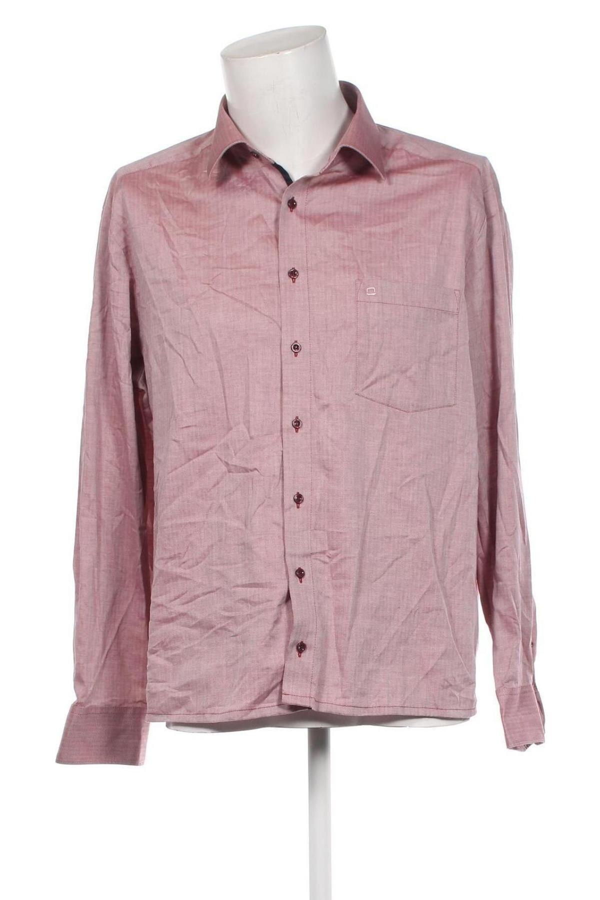 Ανδρικό πουκάμισο Olymp, Μέγεθος XXL, Χρώμα Κόκκινο, Τιμή 18,71 €