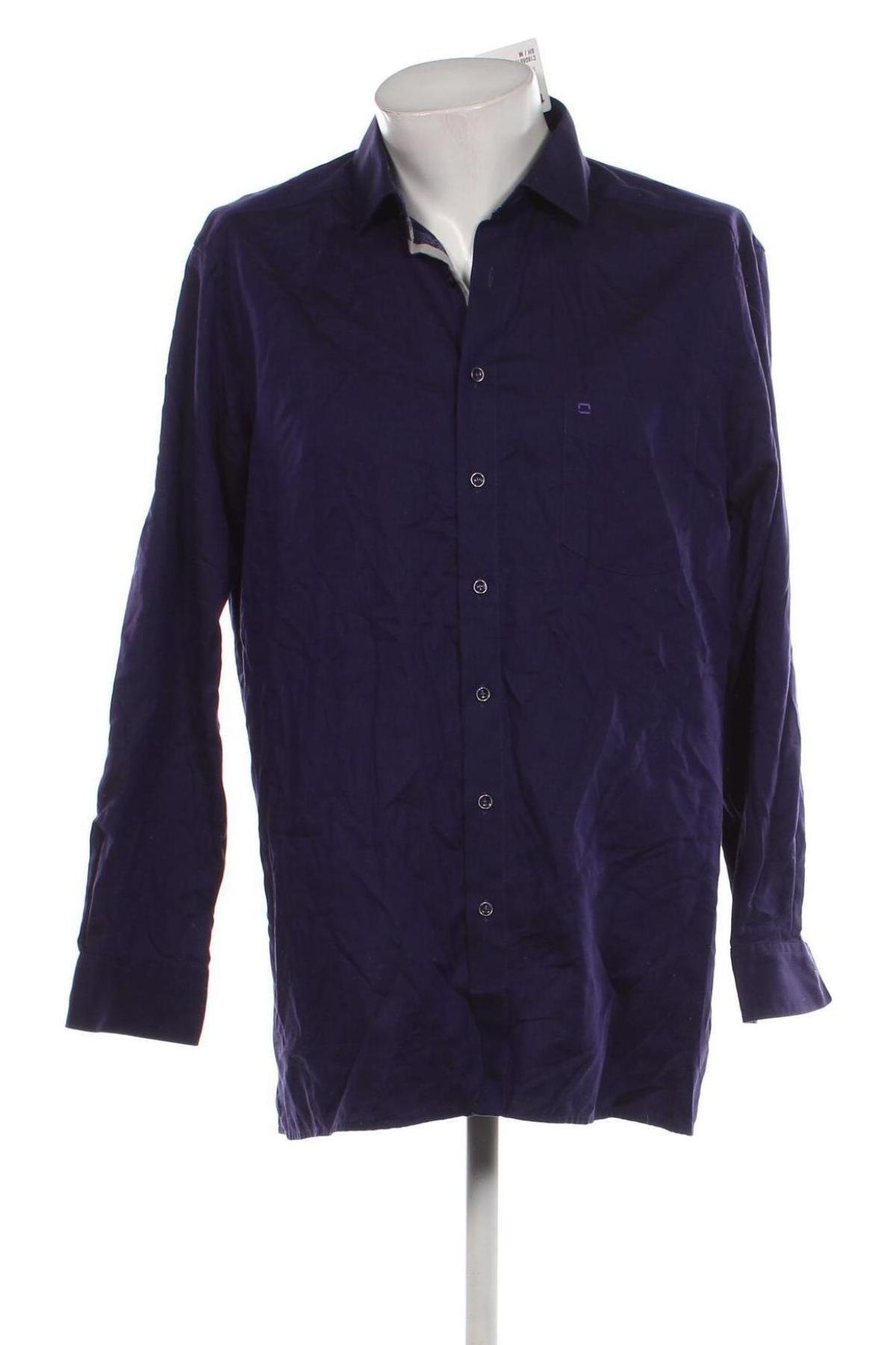 Ανδρικό πουκάμισο Olymp, Μέγεθος XL, Χρώμα Βιολετί, Τιμή 18,71 €