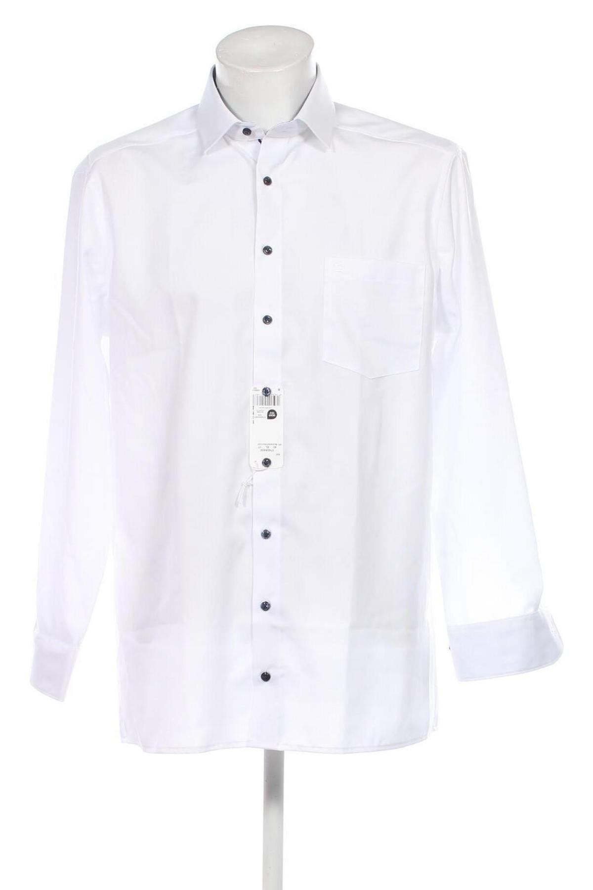 Ανδρικό πουκάμισο Olymp, Μέγεθος XL, Χρώμα Λευκό, Τιμή 35,16 €