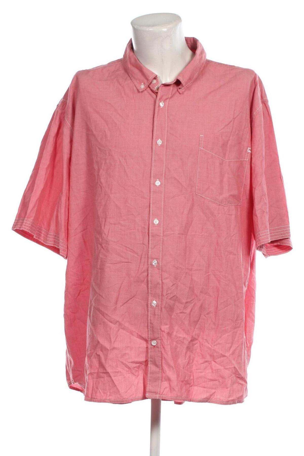 Ανδρικό πουκάμισο Paddock`s, Μέγεθος 4XL, Χρώμα Ρόζ , Τιμή 15,77 €
