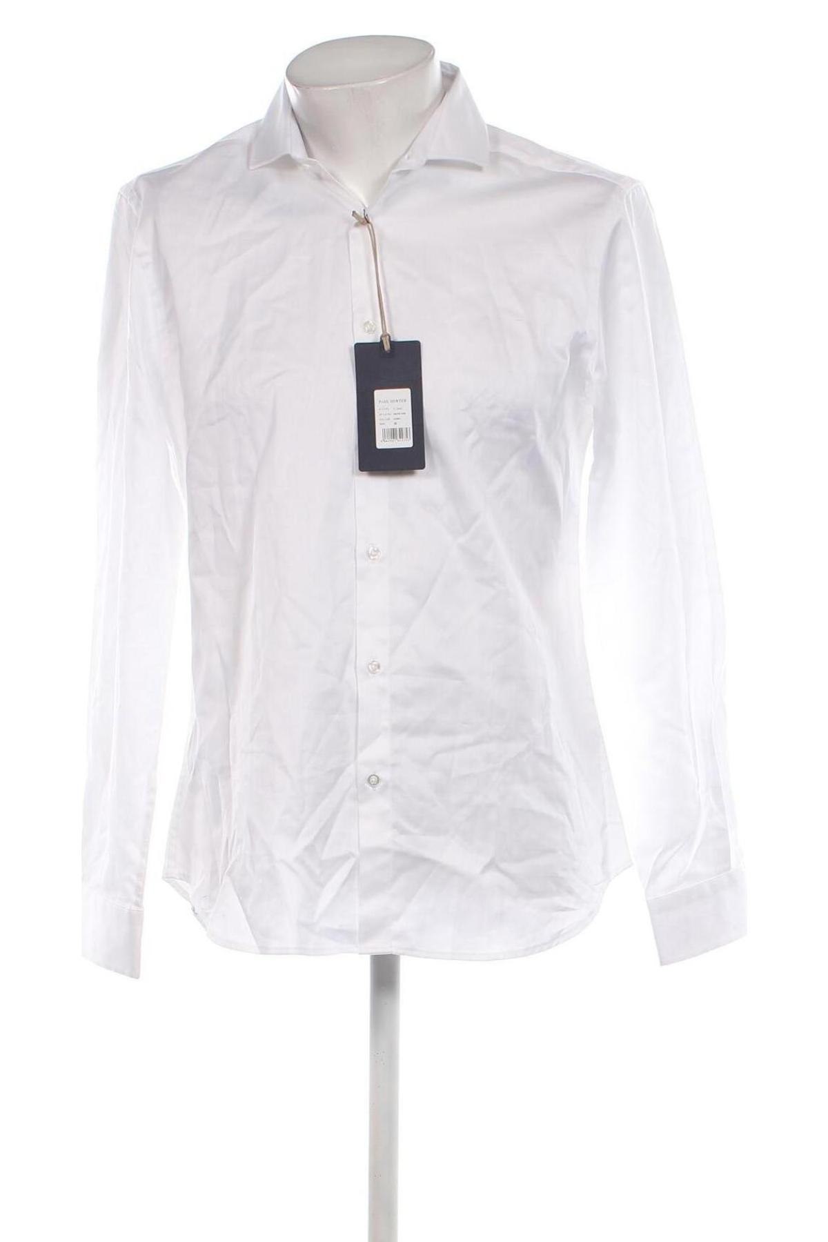 Ανδρικό πουκάμισο Paul Hewitt, Μέγεθος M, Χρώμα Λευκό, Τιμή 18,25 €