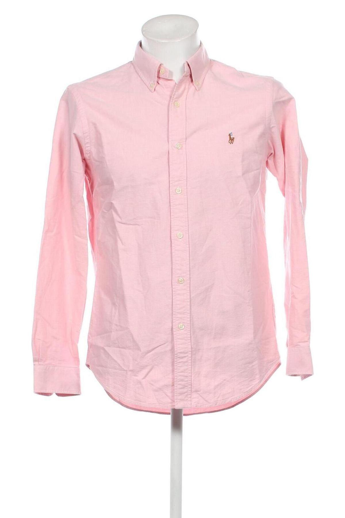 Ανδρικό πουκάμισο Polo By Ralph Lauren, Μέγεθος M, Χρώμα Ρόζ , Τιμή 56,45 €