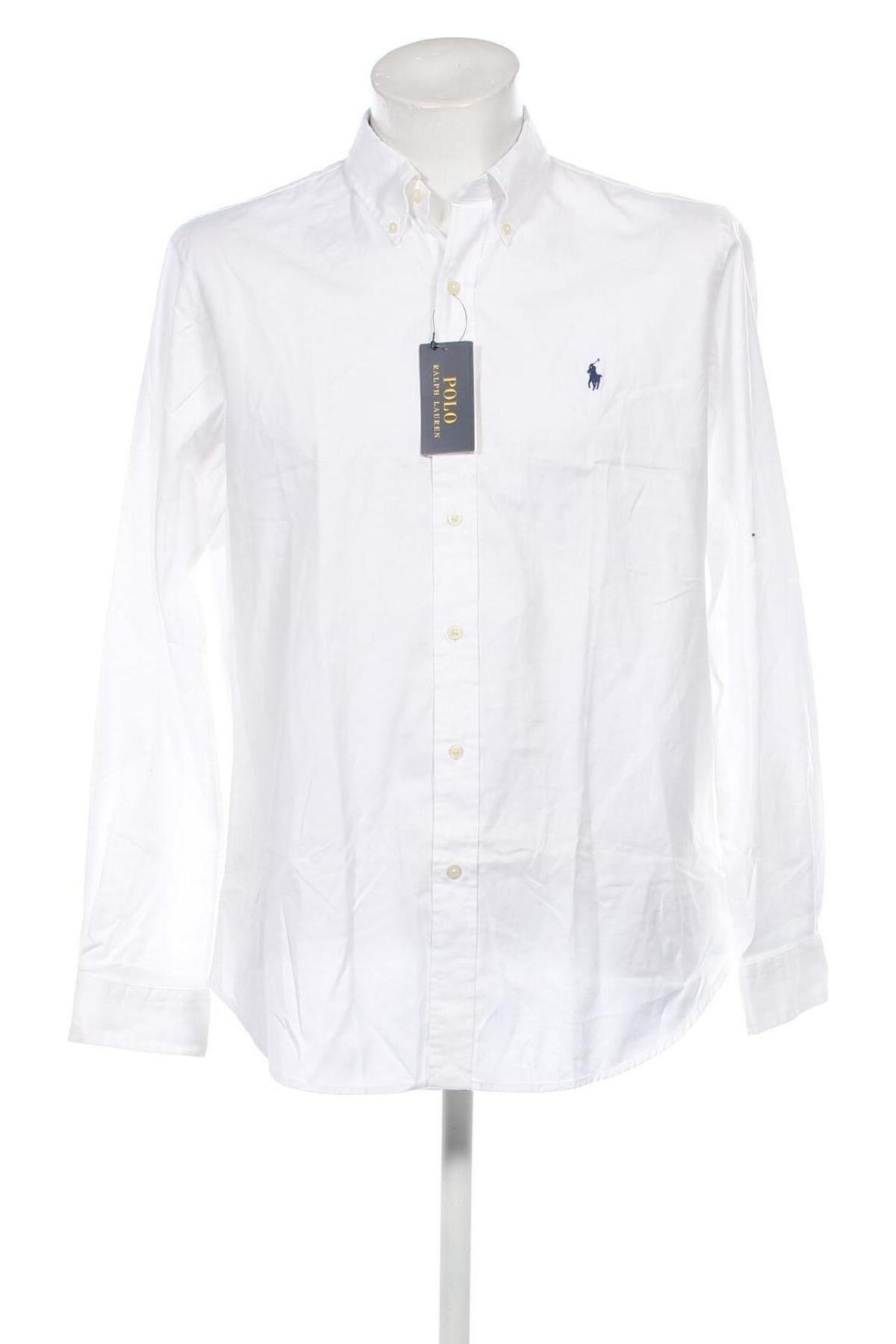 Мъжка риза Ralph Lauren, Размер L, Цвят Бял, Цена 120,45 лв.