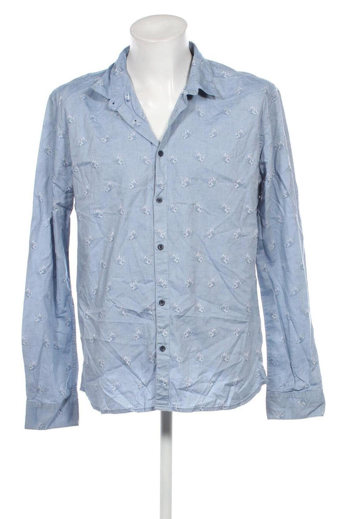 Ανδρικό πουκάμισο Refill, Μέγεθος XL, Χρώμα Μπλέ, Τιμή 10,76 €