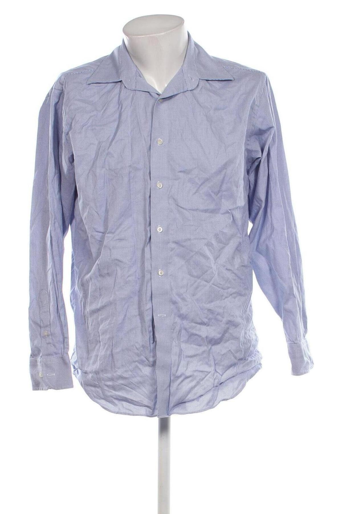 Мъжка риза Saks Fifth Avenue, Размер L, Цвят Син, Цена 52,50 лв.