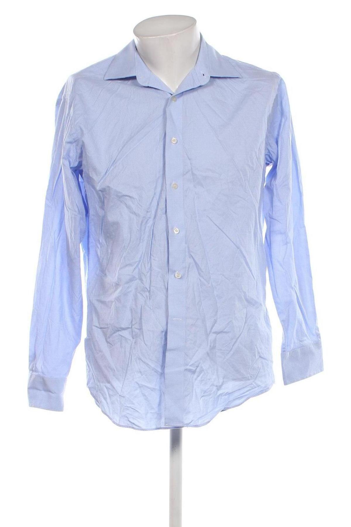 Herrenhemd Saks Fifth Avenue, Größe L, Farbe Blau, Preis 26,85 €