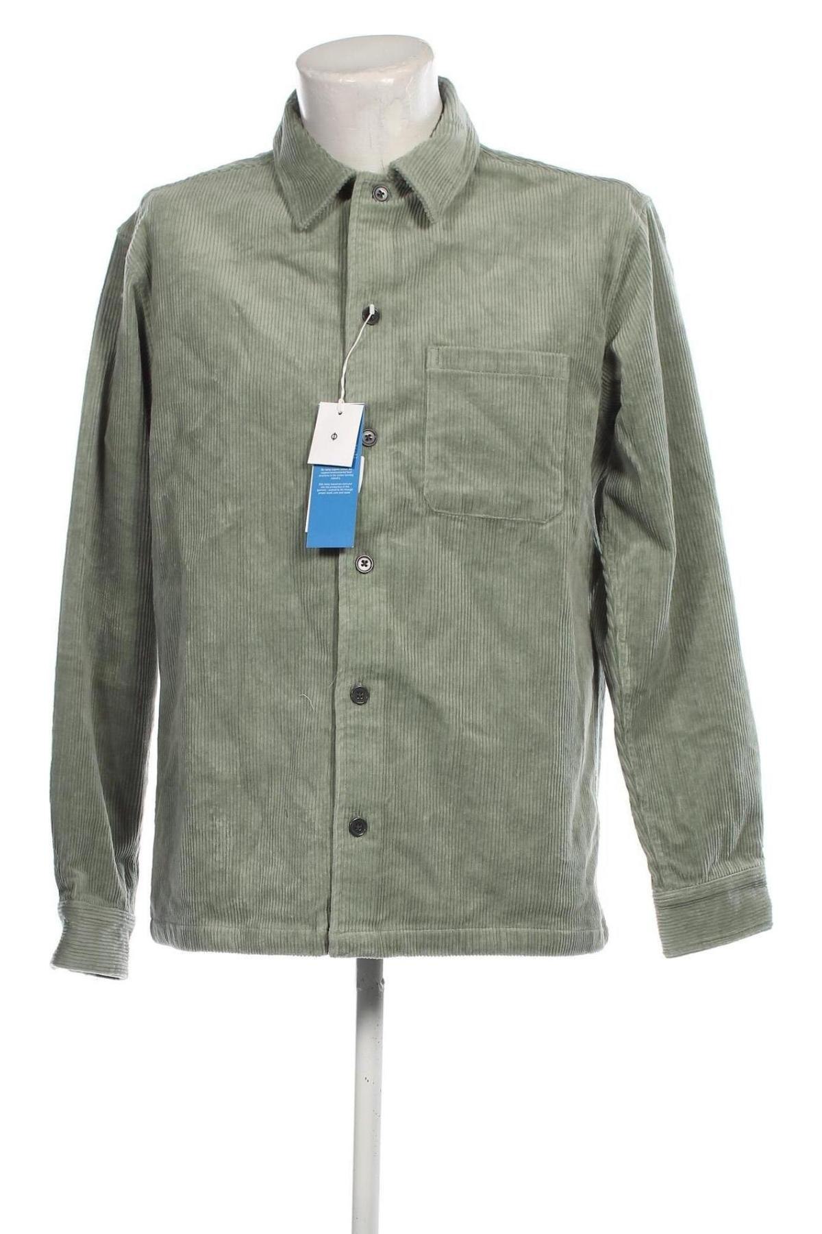 Ανδρικό πουκάμισο Samsoe & Samsoe, Μέγεθος L, Χρώμα Πράσινο, Τιμή 35,16 €