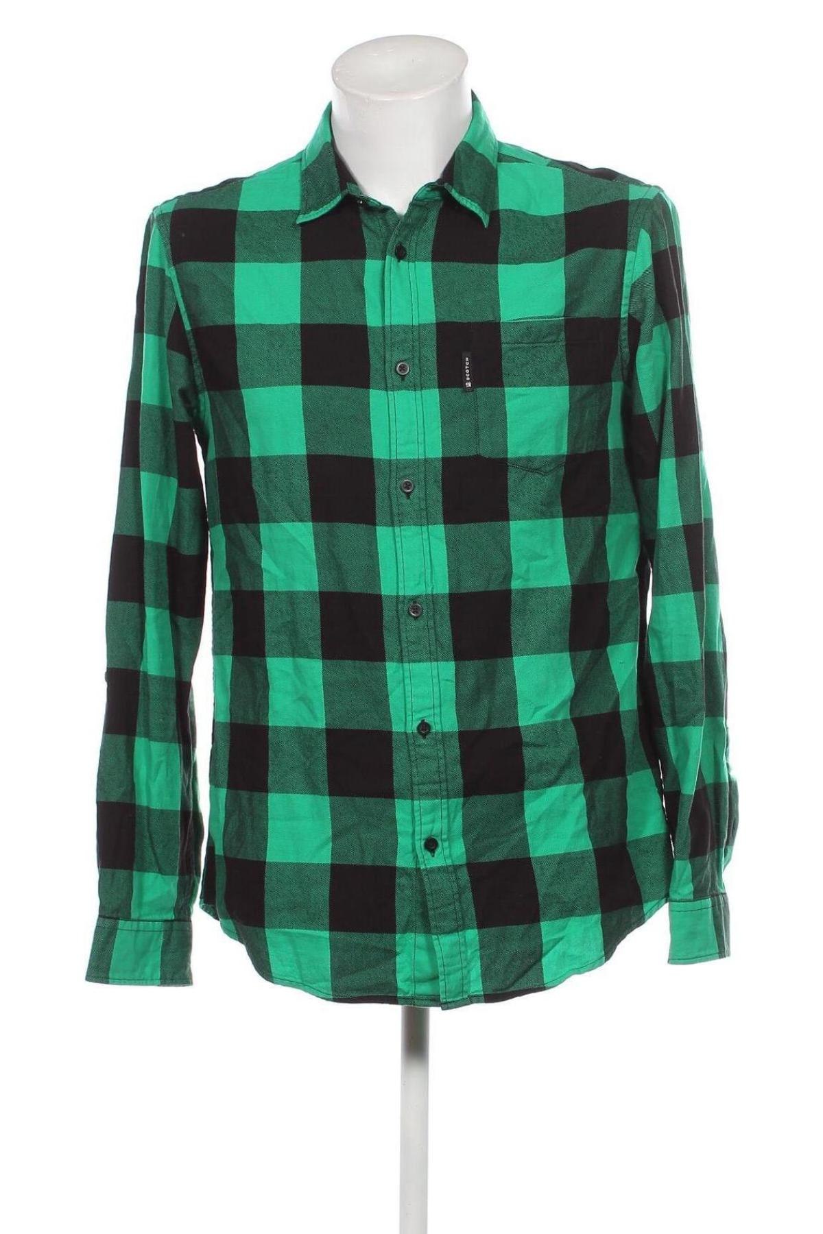 Ανδρικό πουκάμισο Scotch & Soda, Μέγεθος L, Χρώμα Πράσινο, Τιμή 23,20 €