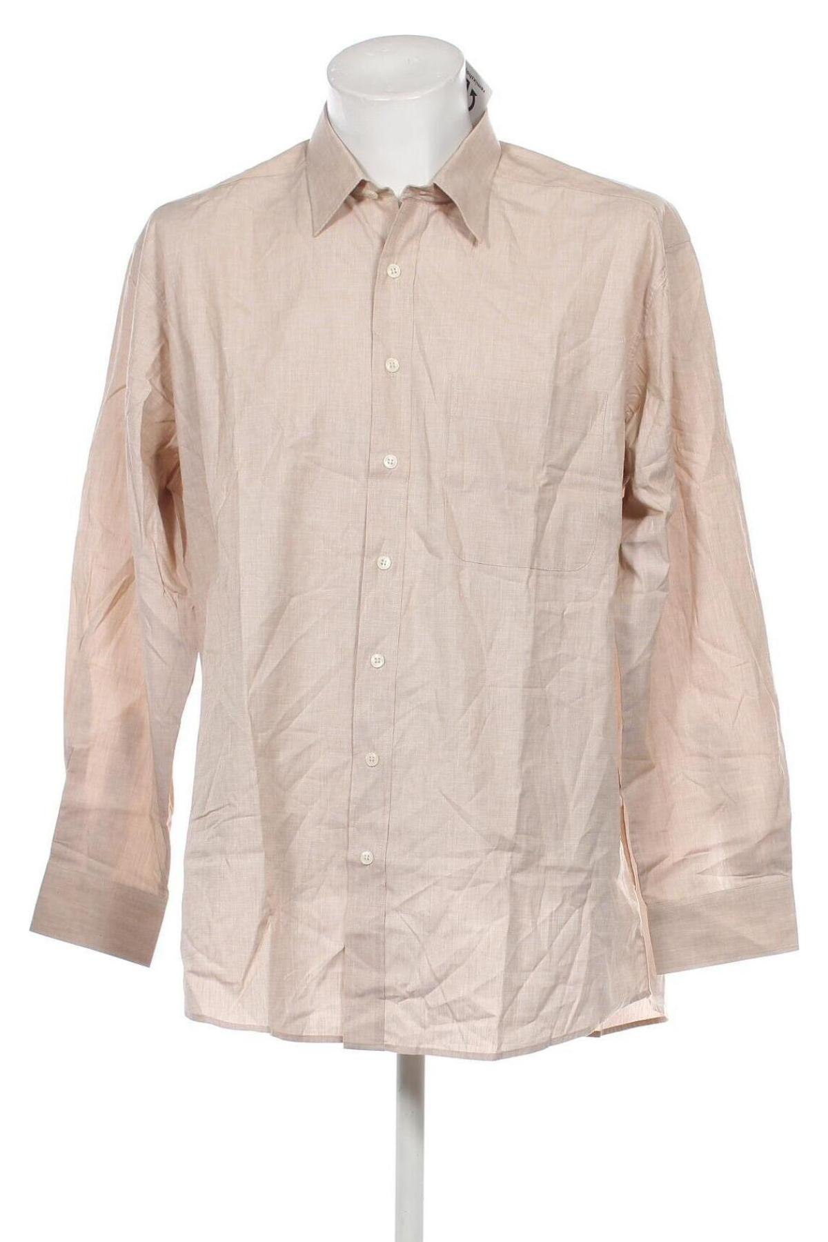 Мъжка риза Seidensticker, Размер XL, Цвят Бежов, Цена 20,40 лв.