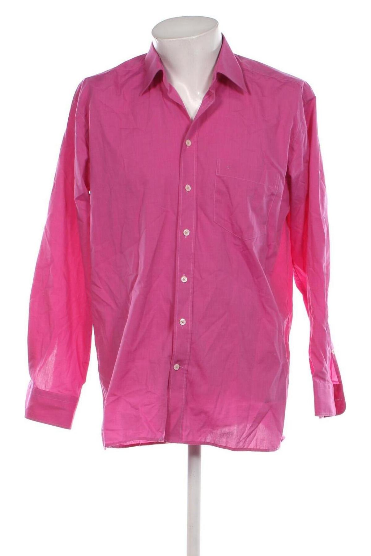 Herrenhemd Seidensticker, Größe L, Farbe Rosa, Preis € 13,01