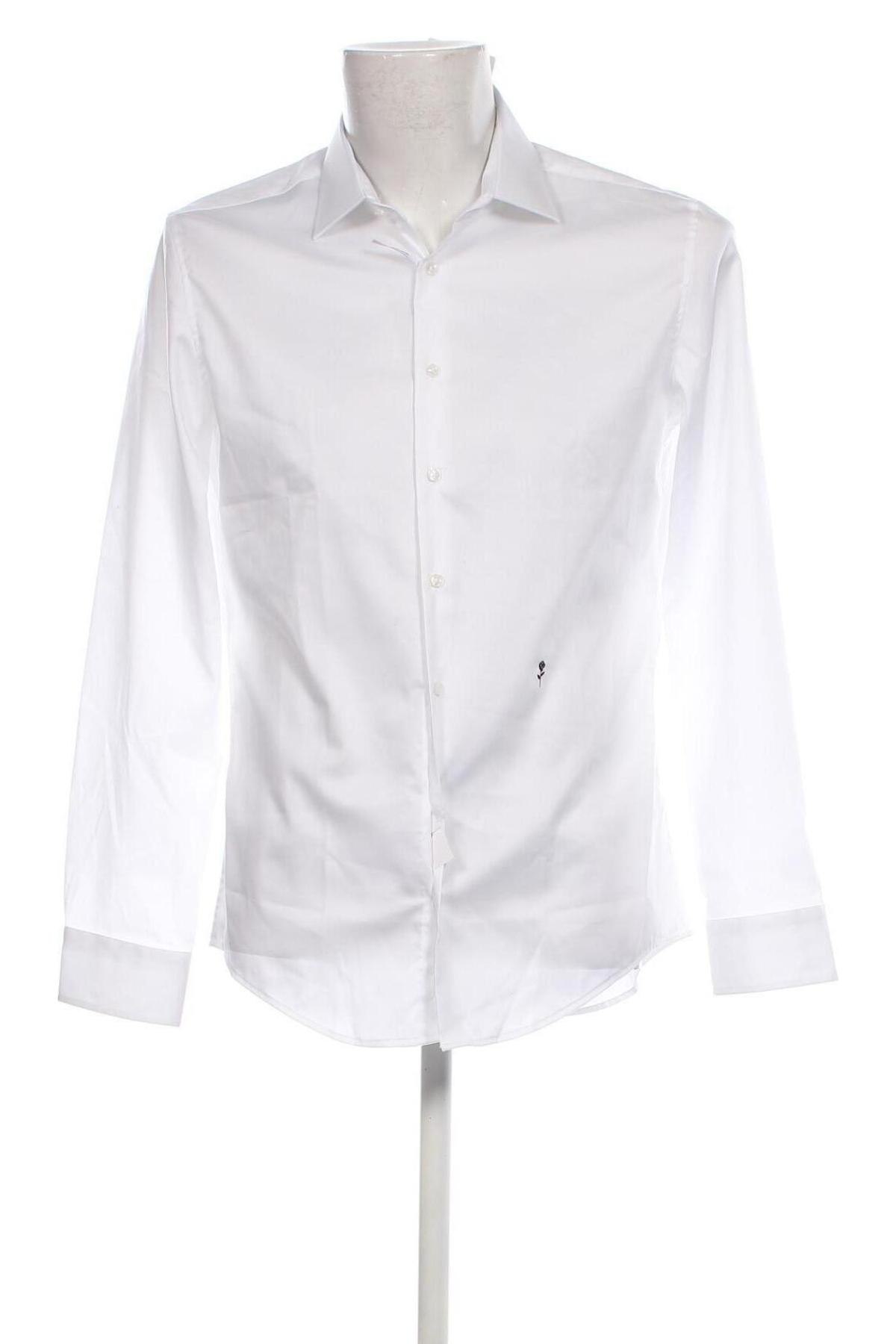 Мъжка риза Seidensticker, Размер M, Цвят Бял, Цена 42,35 лв.