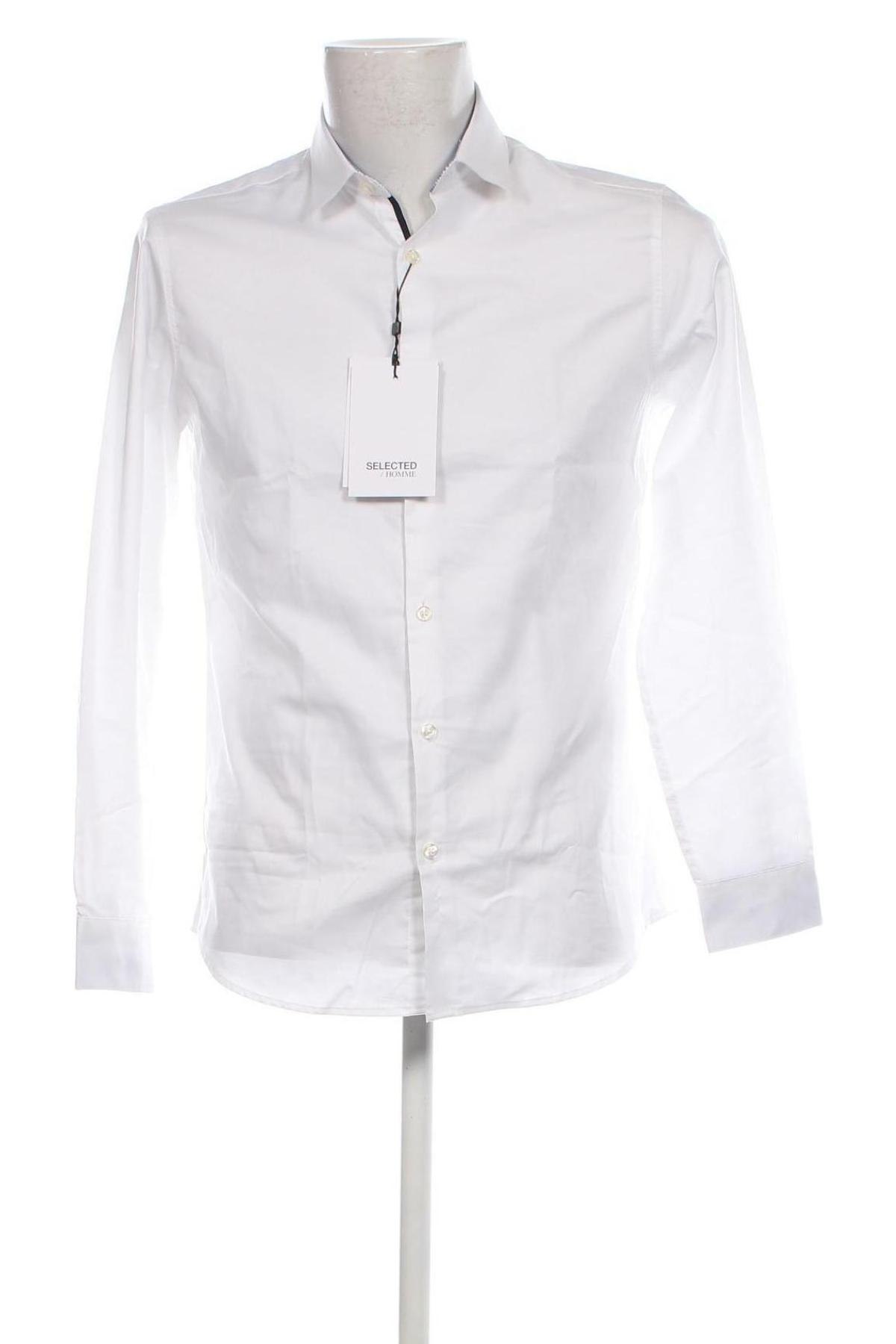 Herrenhemd Selected Homme, Größe S, Farbe Weiß, Preis € 26,37