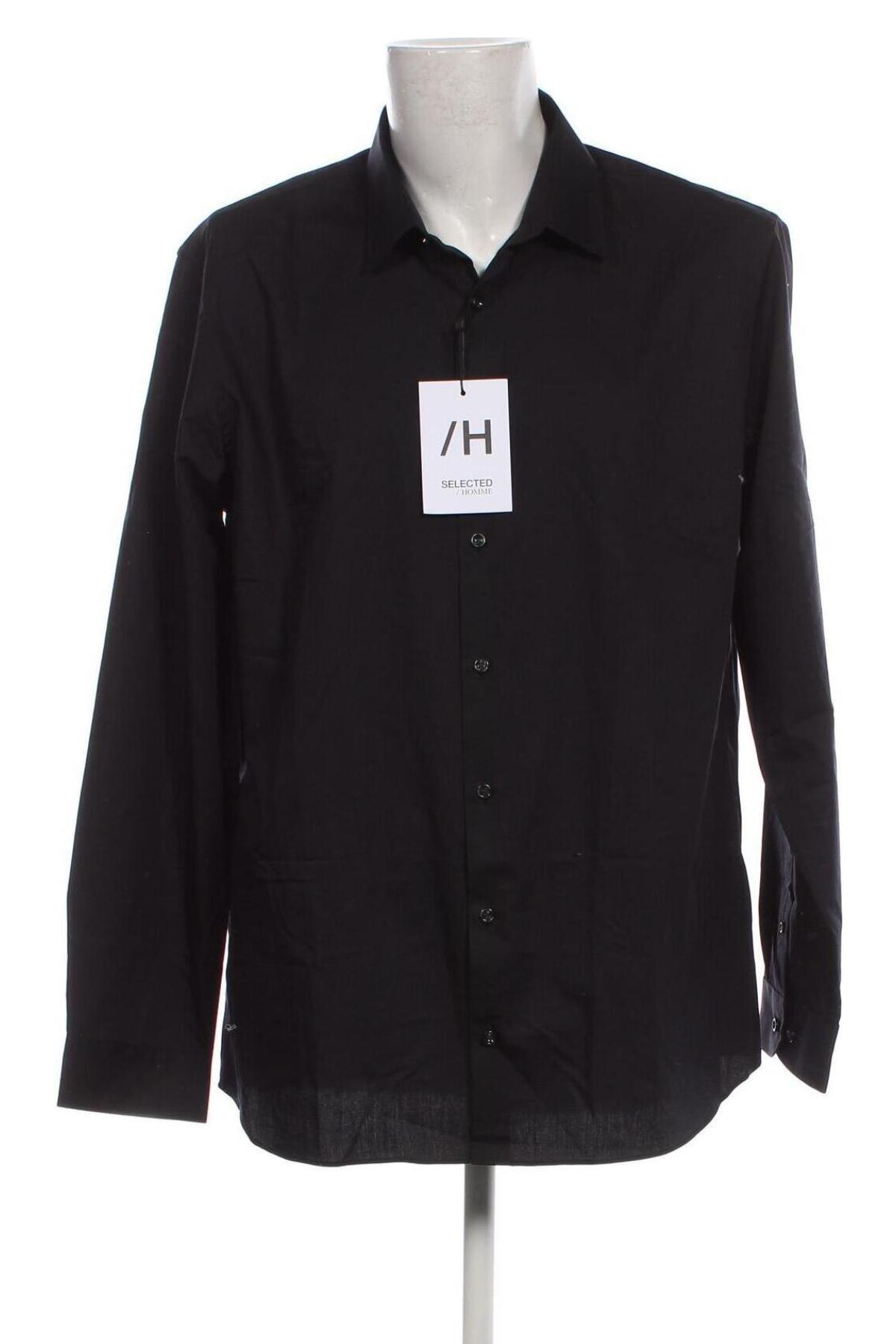 Pánská košile  Selected Homme, Velikost 3XL, Barva Černá, Cena  1 281,00 Kč