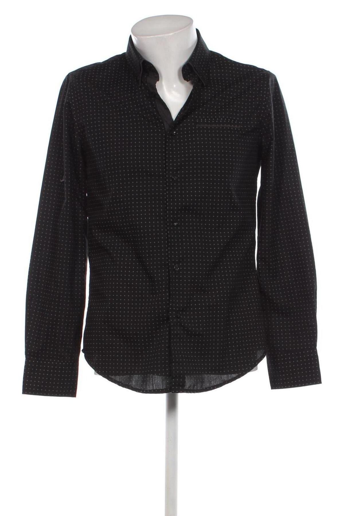 Ανδρικό πουκάμισο Smog, Μέγεθος M, Χρώμα Μαύρο, Τιμή 9,28 €