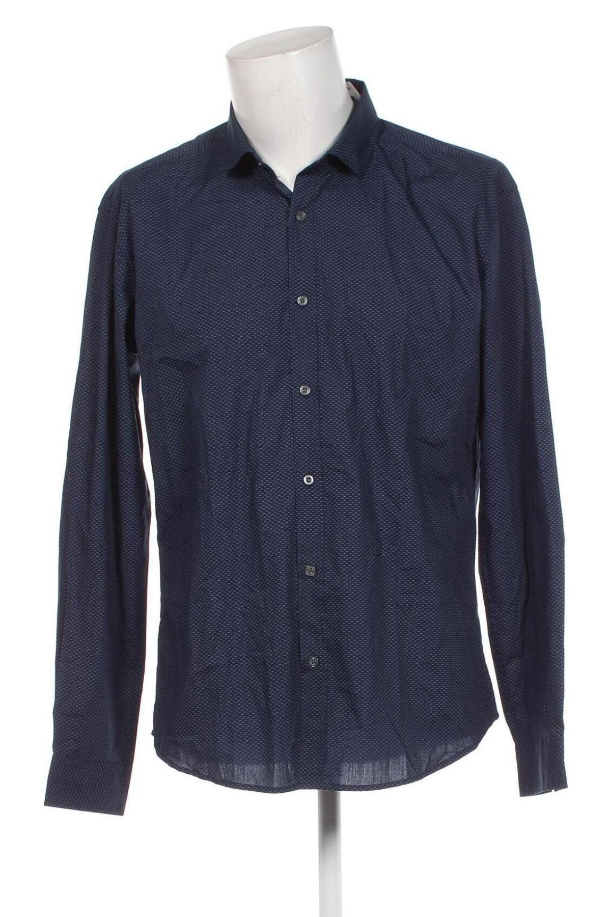 Ανδρικό πουκάμισο Smog, Μέγεθος XL, Χρώμα Μπλέ, Τιμή 9,87 €