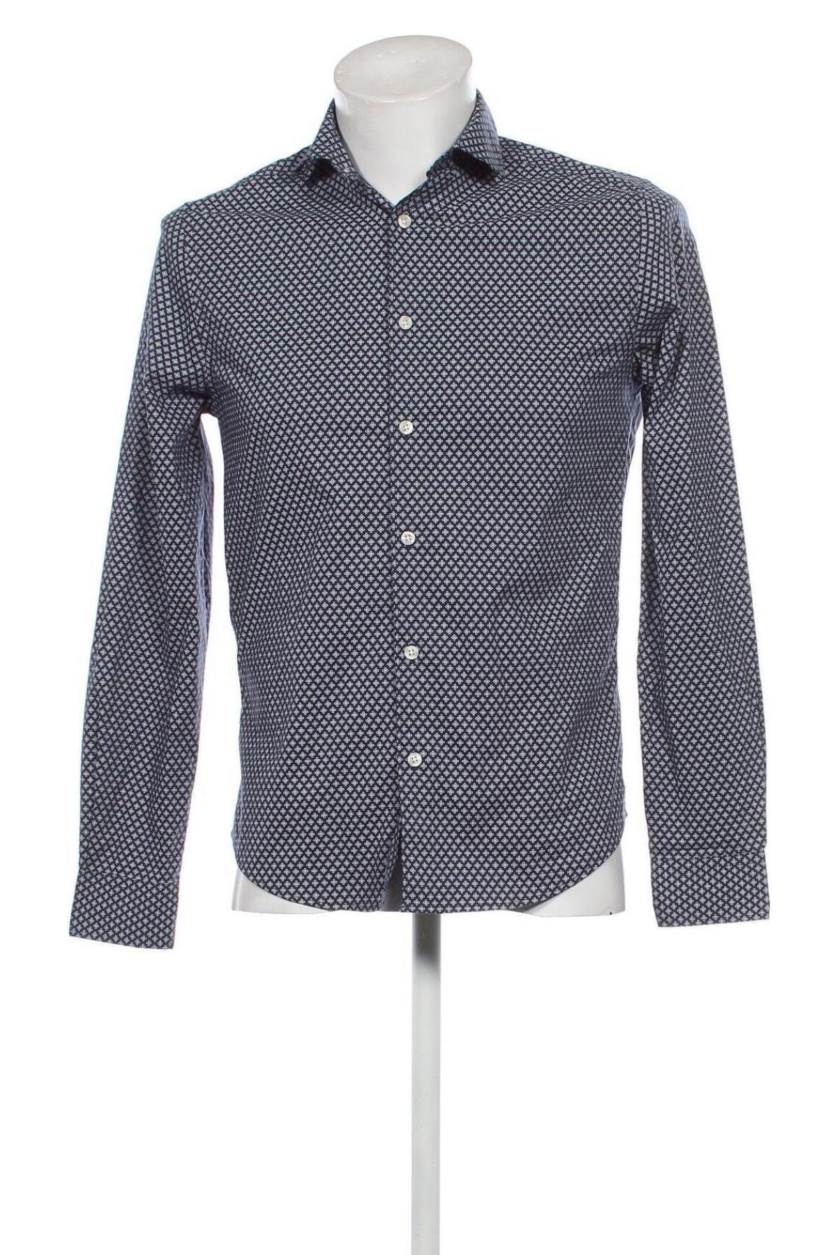 Ανδρικό πουκάμισο Smog, Μέγεθος S, Χρώμα Μπλέ, Τιμή 8,07 €